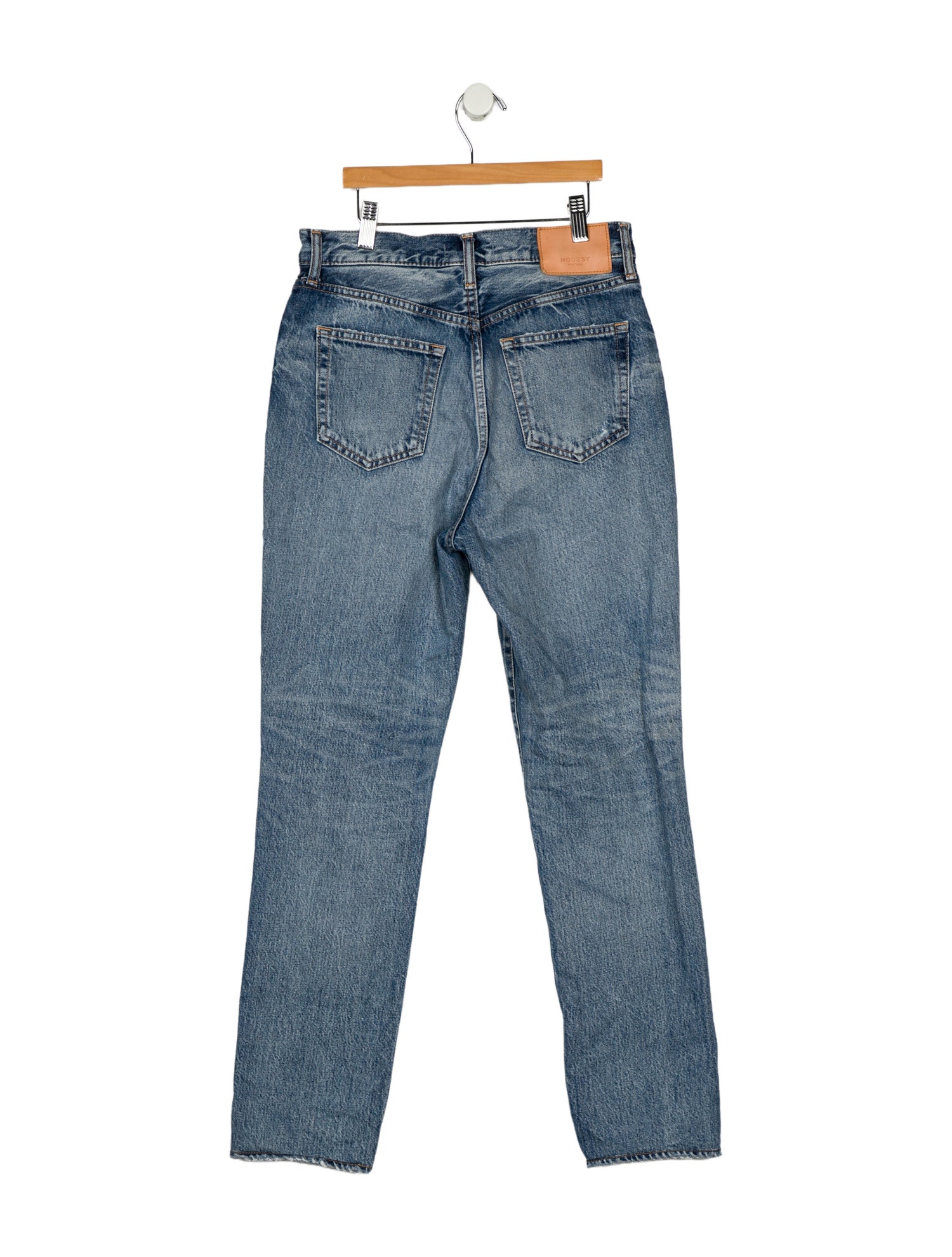 Moussy Vintage High-Rise Straight Leg Jeans