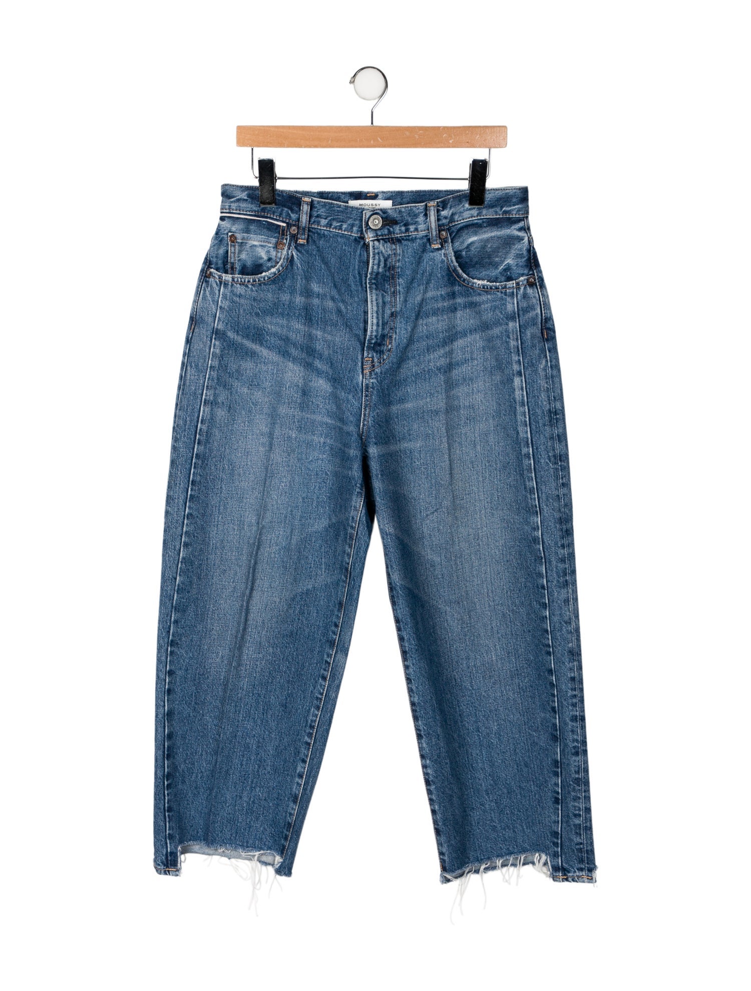 Moussy Vintage High-Rise Wide Leg Jeans