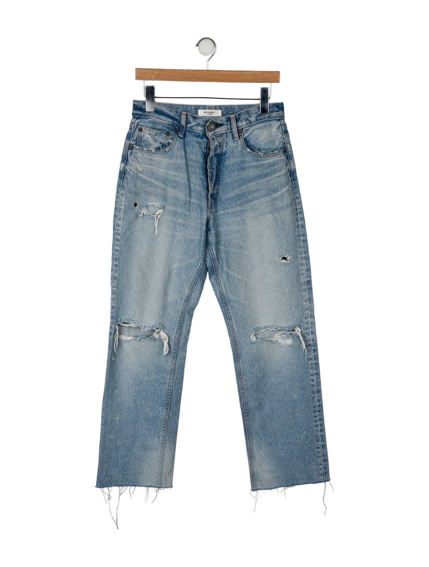 Moussy Vintage High-Rise Straight Leg Jeans