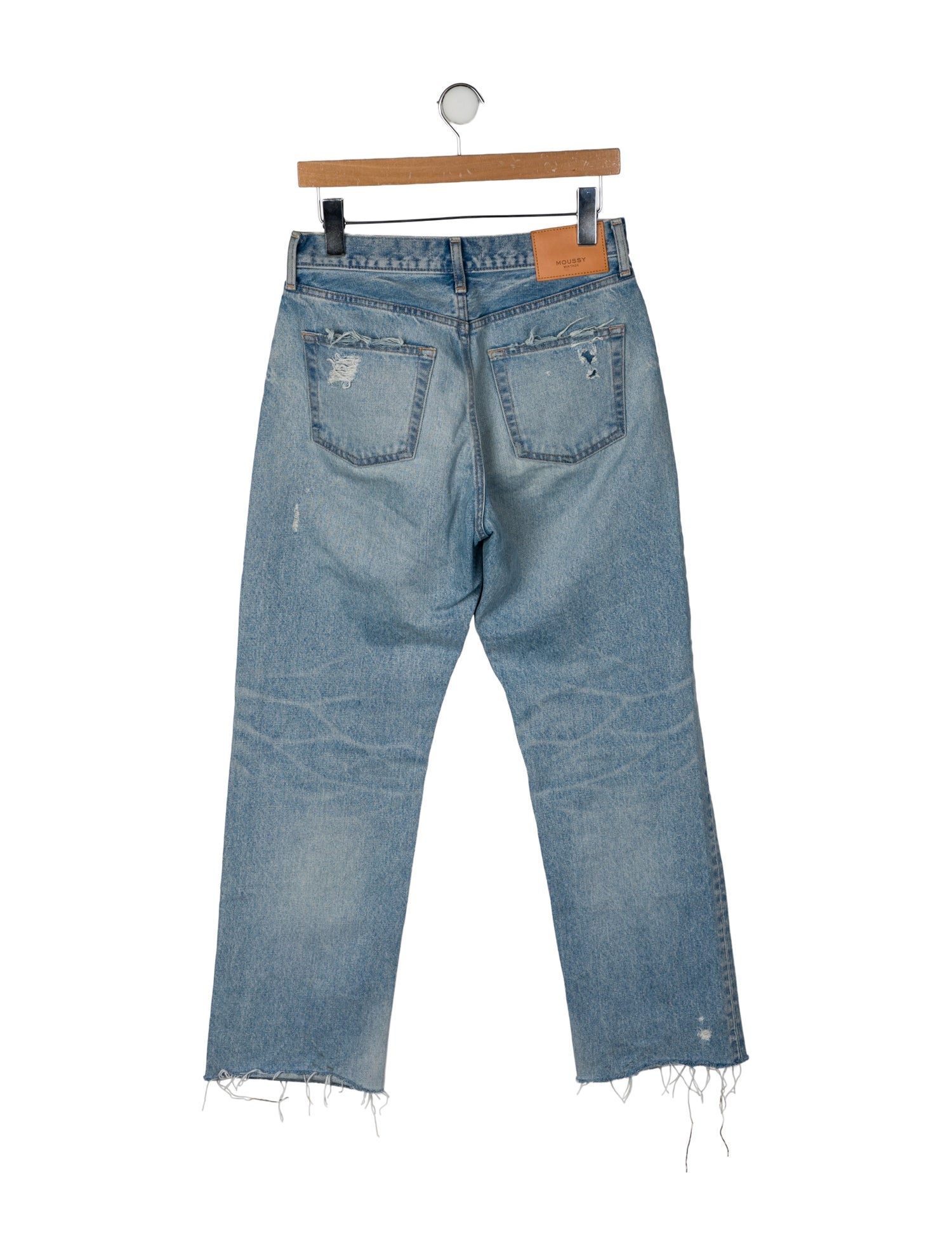 Moussy Vintage High-Rise Straight Leg Jeans