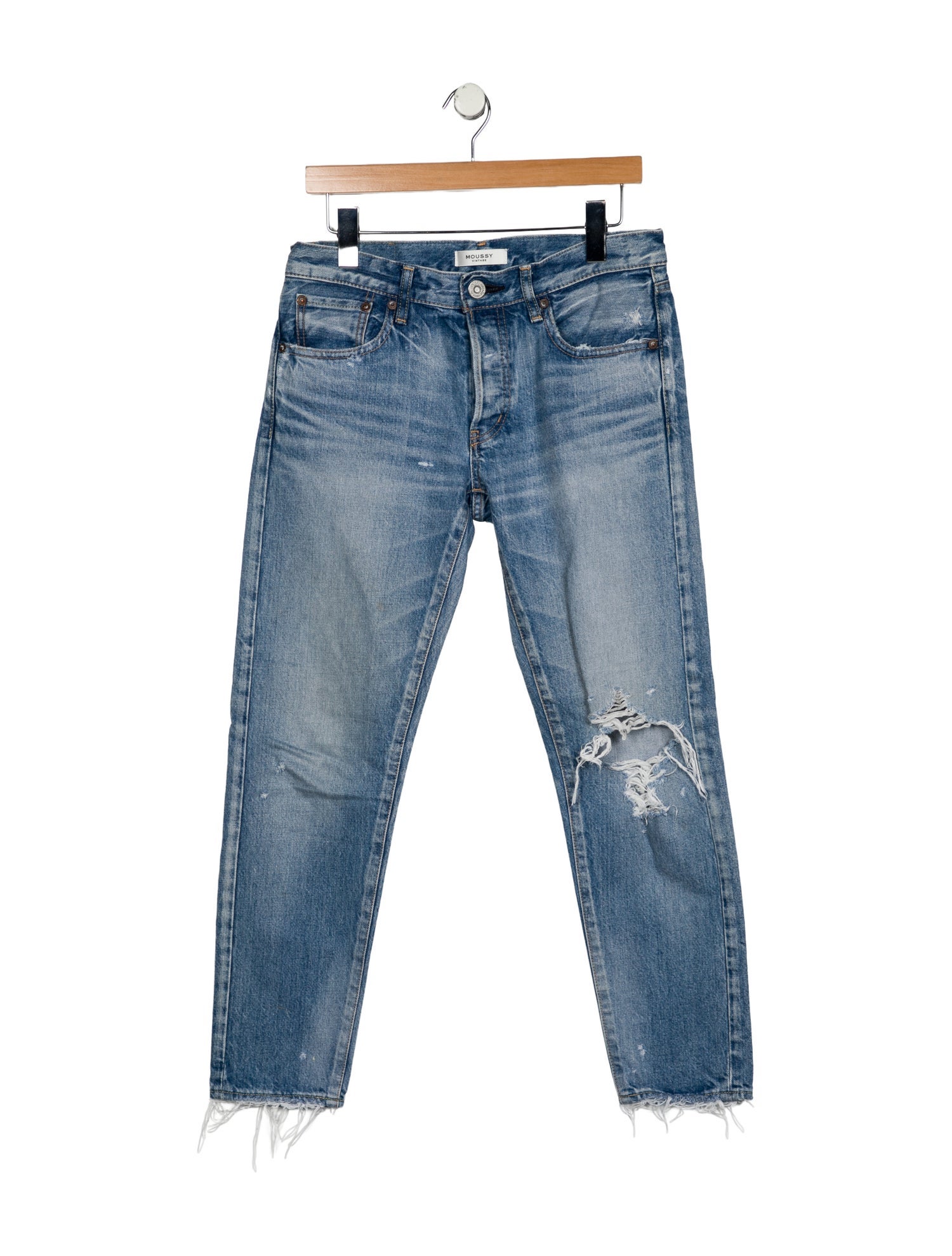 Moussy Vintage Low-Rise Skinny Leg Jeans