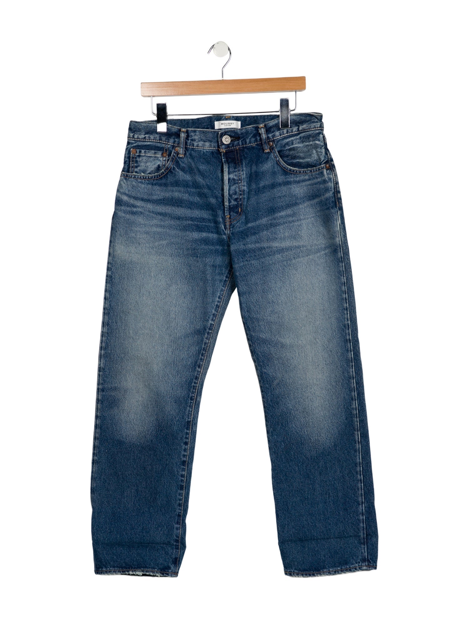 Moussy Vintage High-Rise Wide Leg Jeans