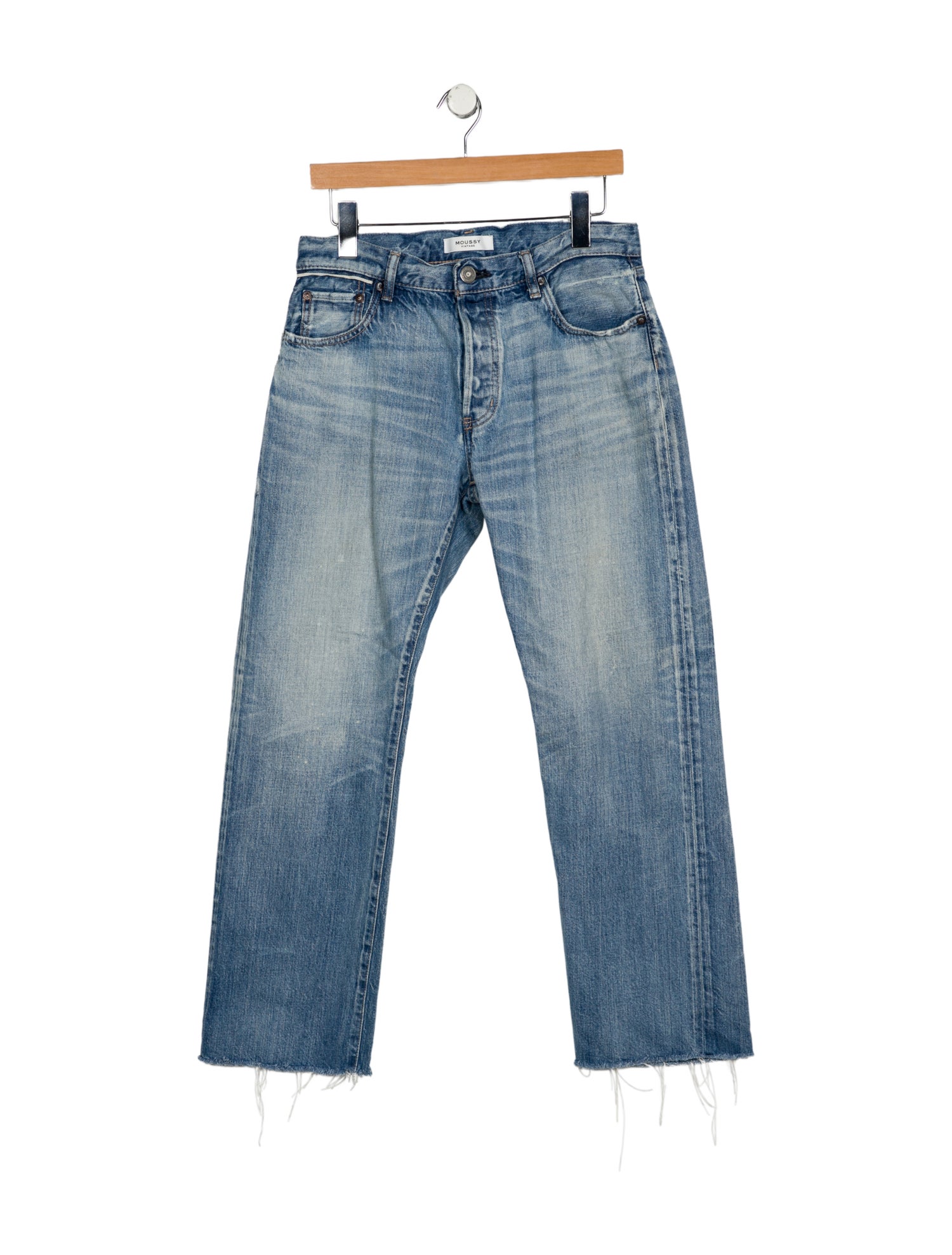 Moussy Vintage Mid-Rise Straight Leg Jeans