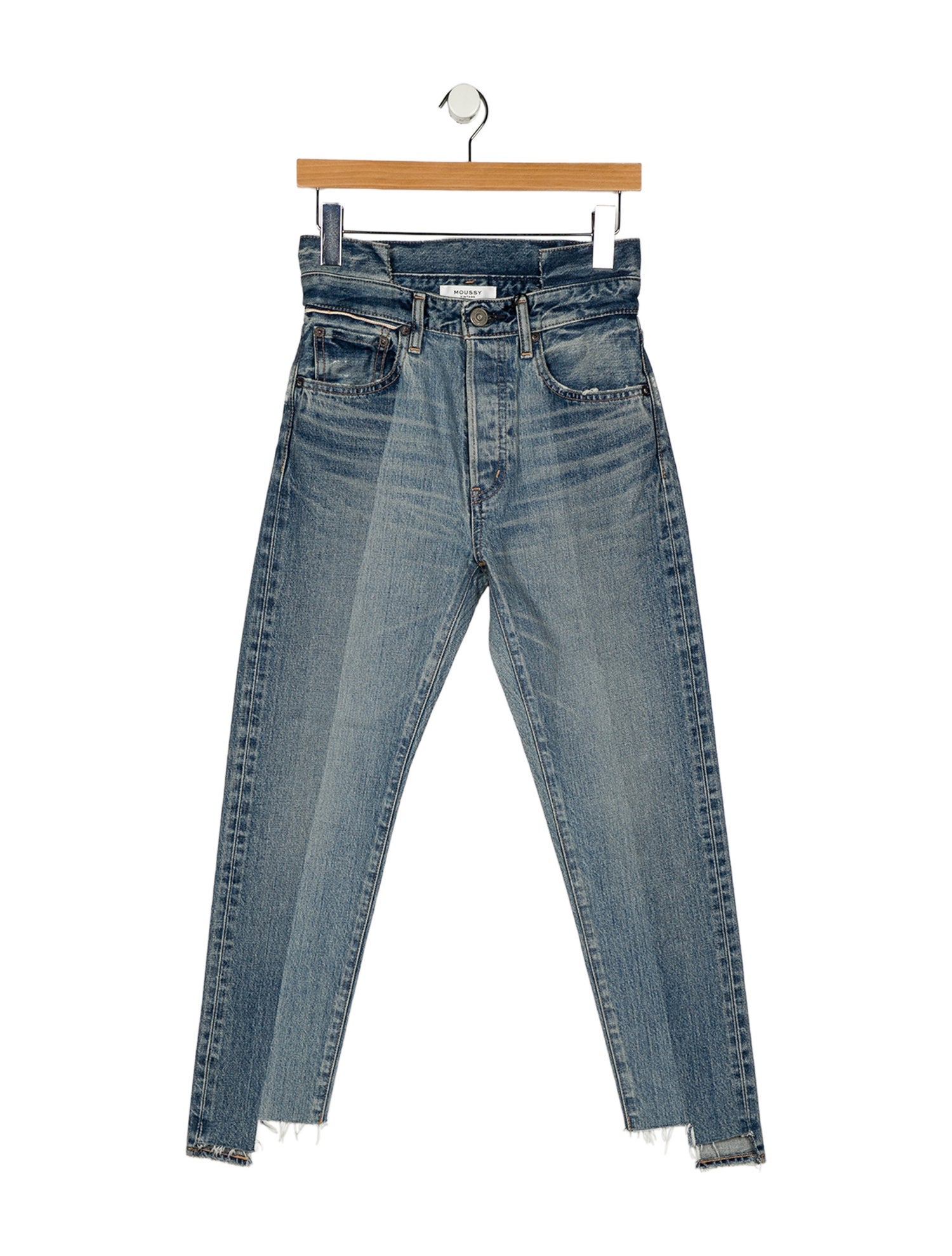 Moussy Vintage Mid-Rise Straight Leg Jeans w/ Tags