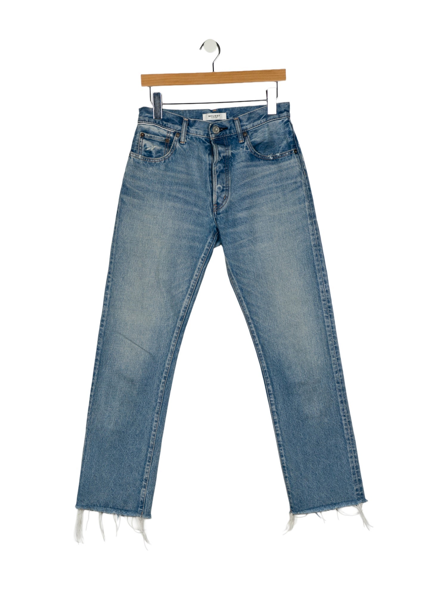 Moussy Vintage Mid-Rise Wide Leg Jeans