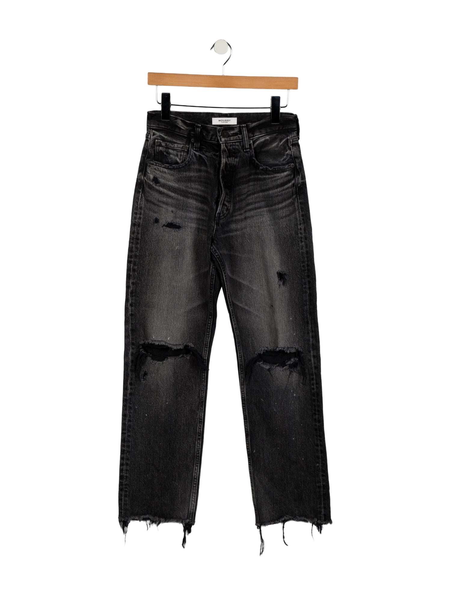 Moussy Vintage High-Rise Straight Leg Jeans