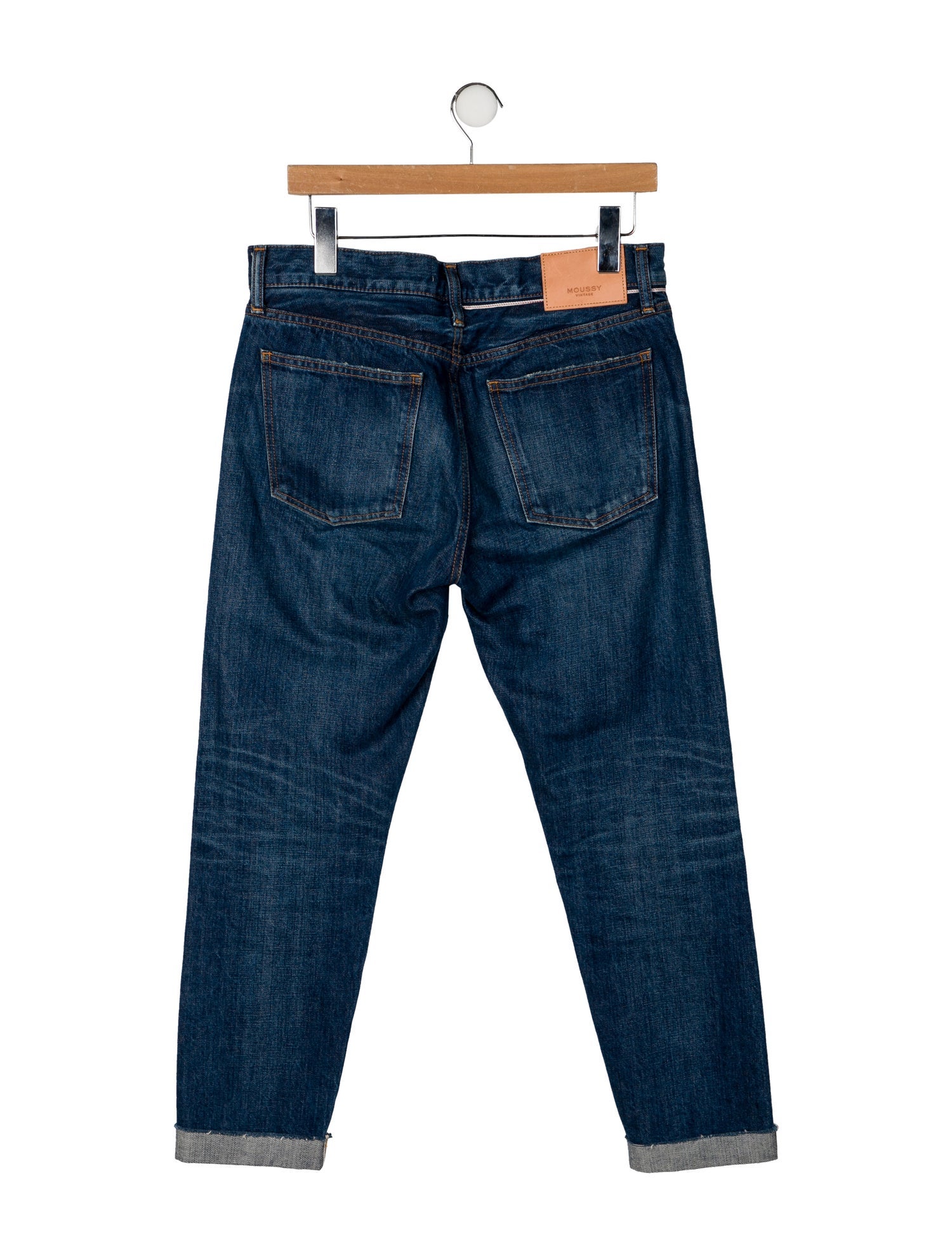 Moussy Vintage Mid-Rise Straight Leg Jeans