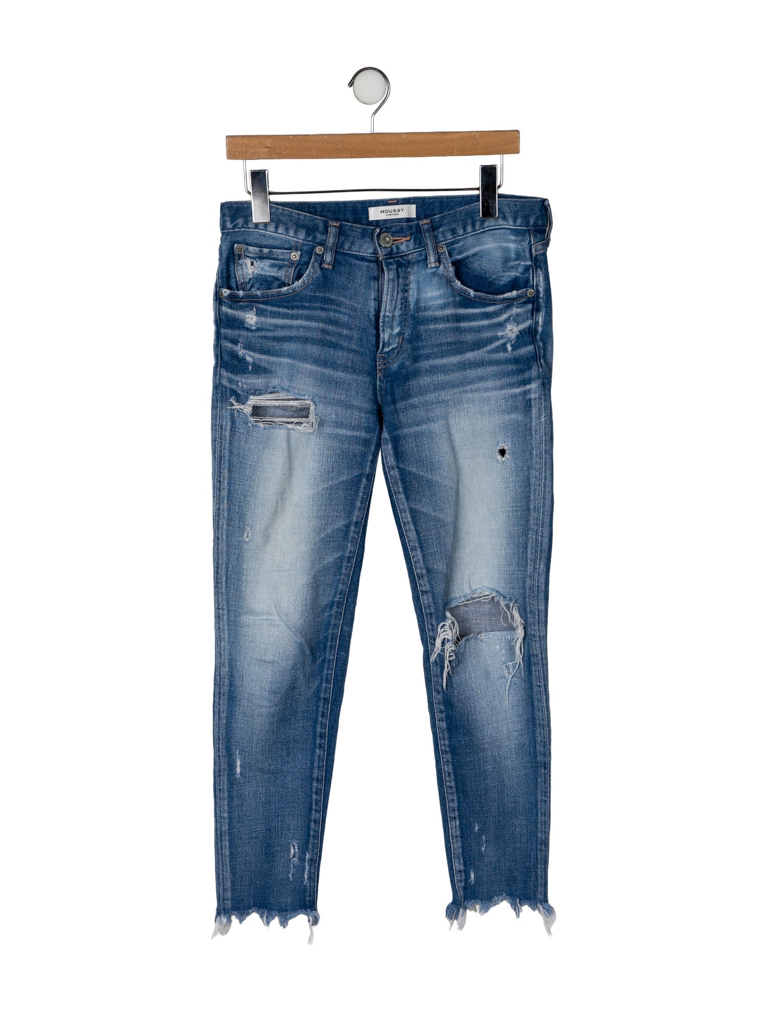 Moussy Vintage Mid-Rise Skinny Leg Jeans