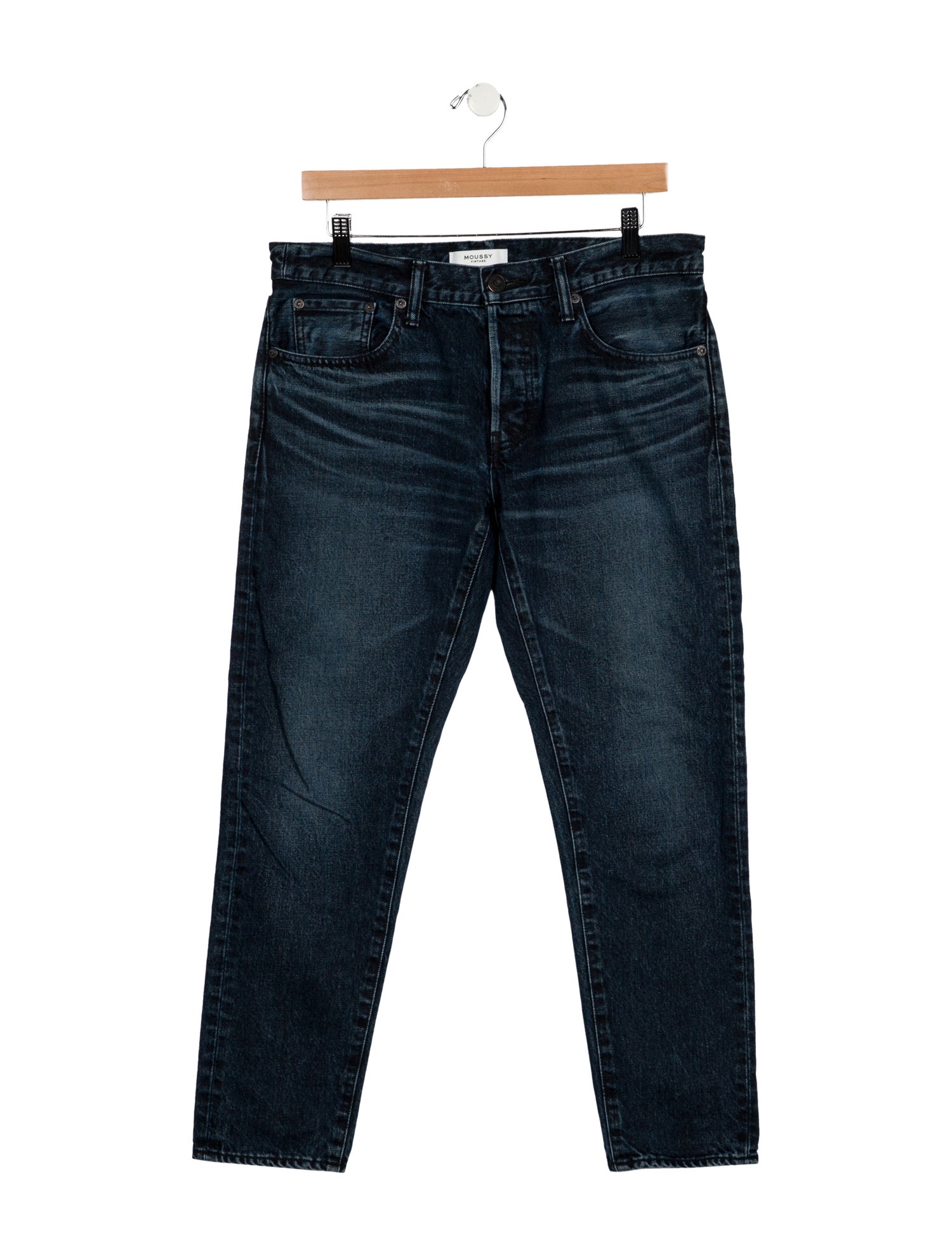 Moussy Vintage Mid-Rise Straight Leg Jeans