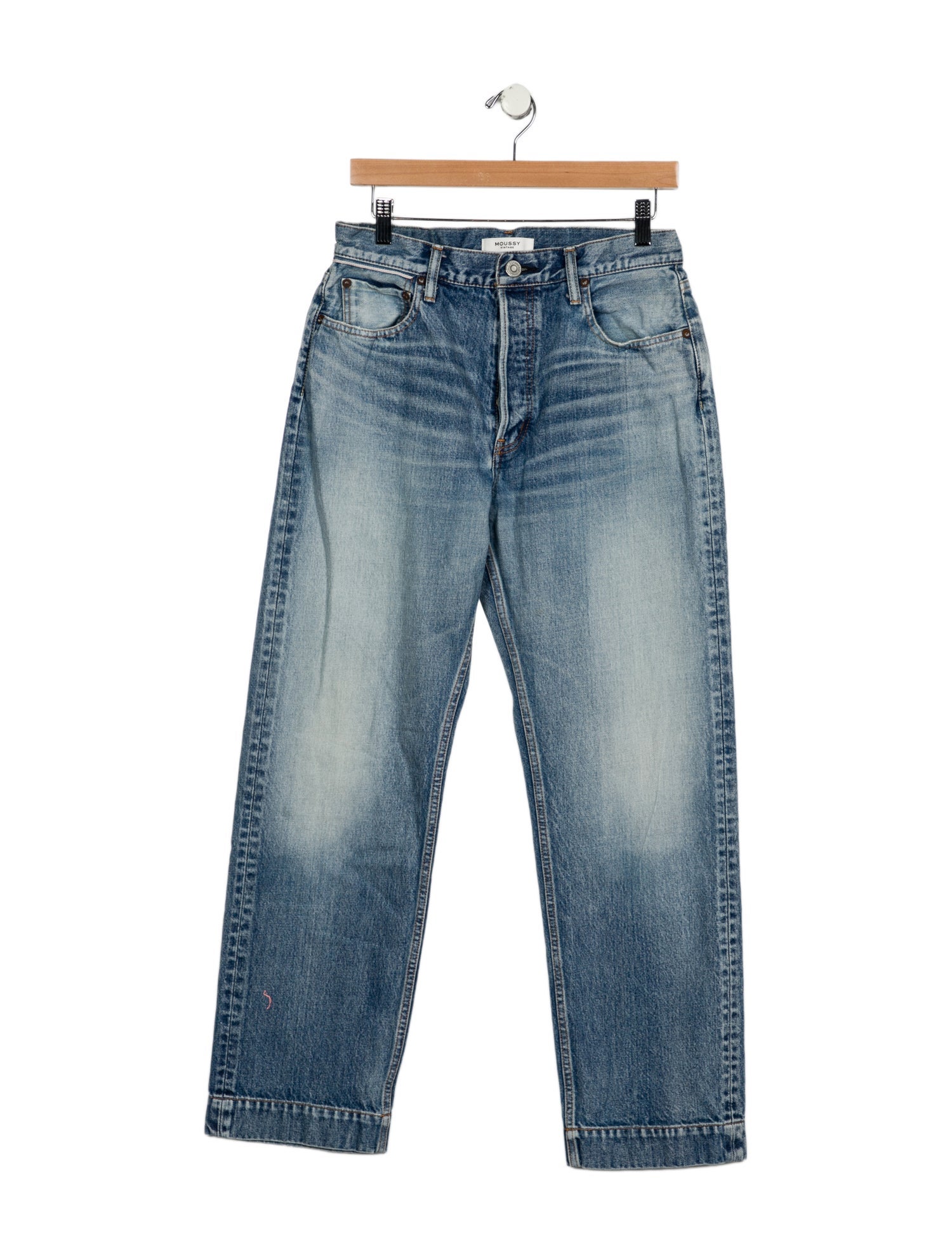 Moussy Vintage High-Rise Straight Leg Jeans
