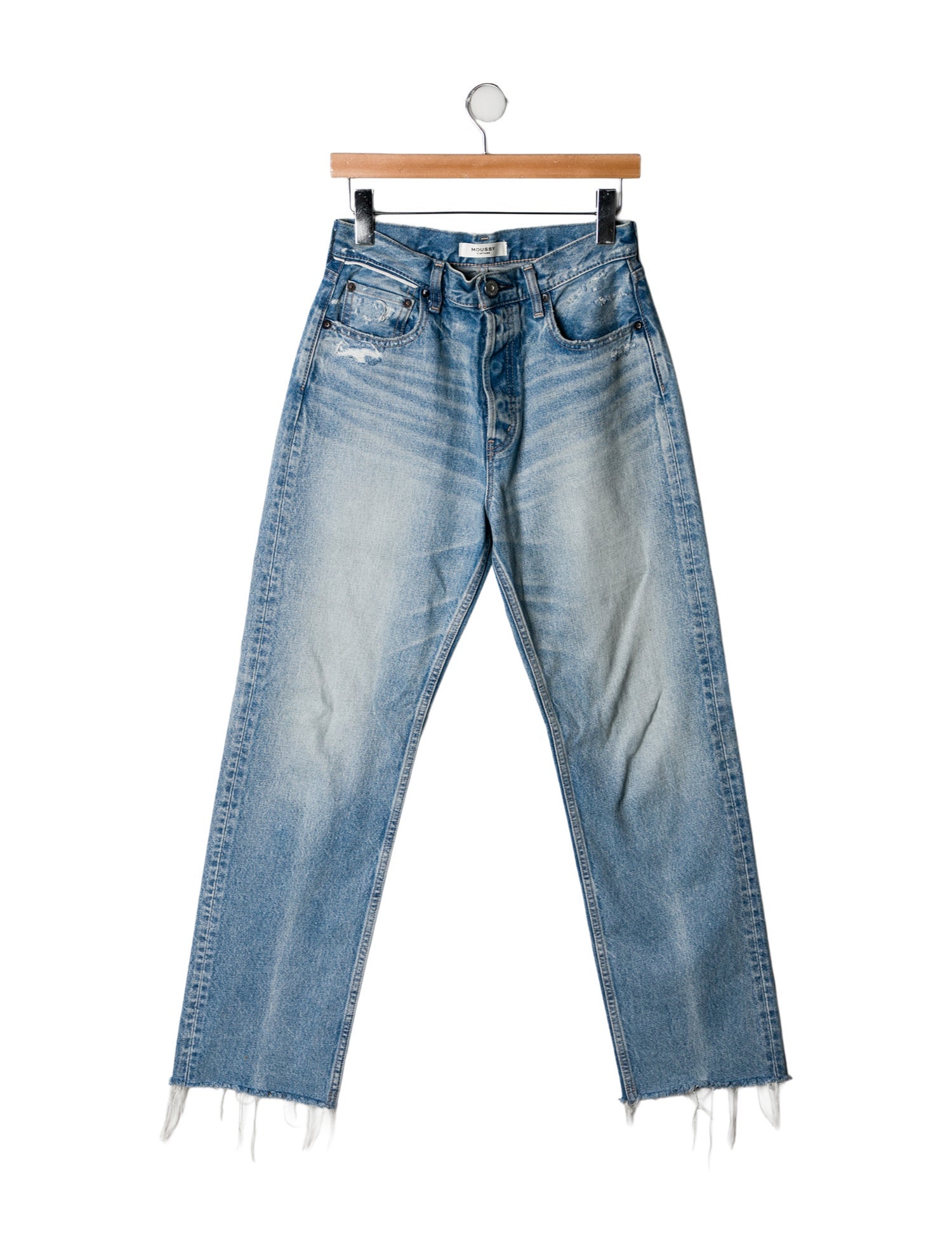 Moussy Vintage Straight-Leg Jeans