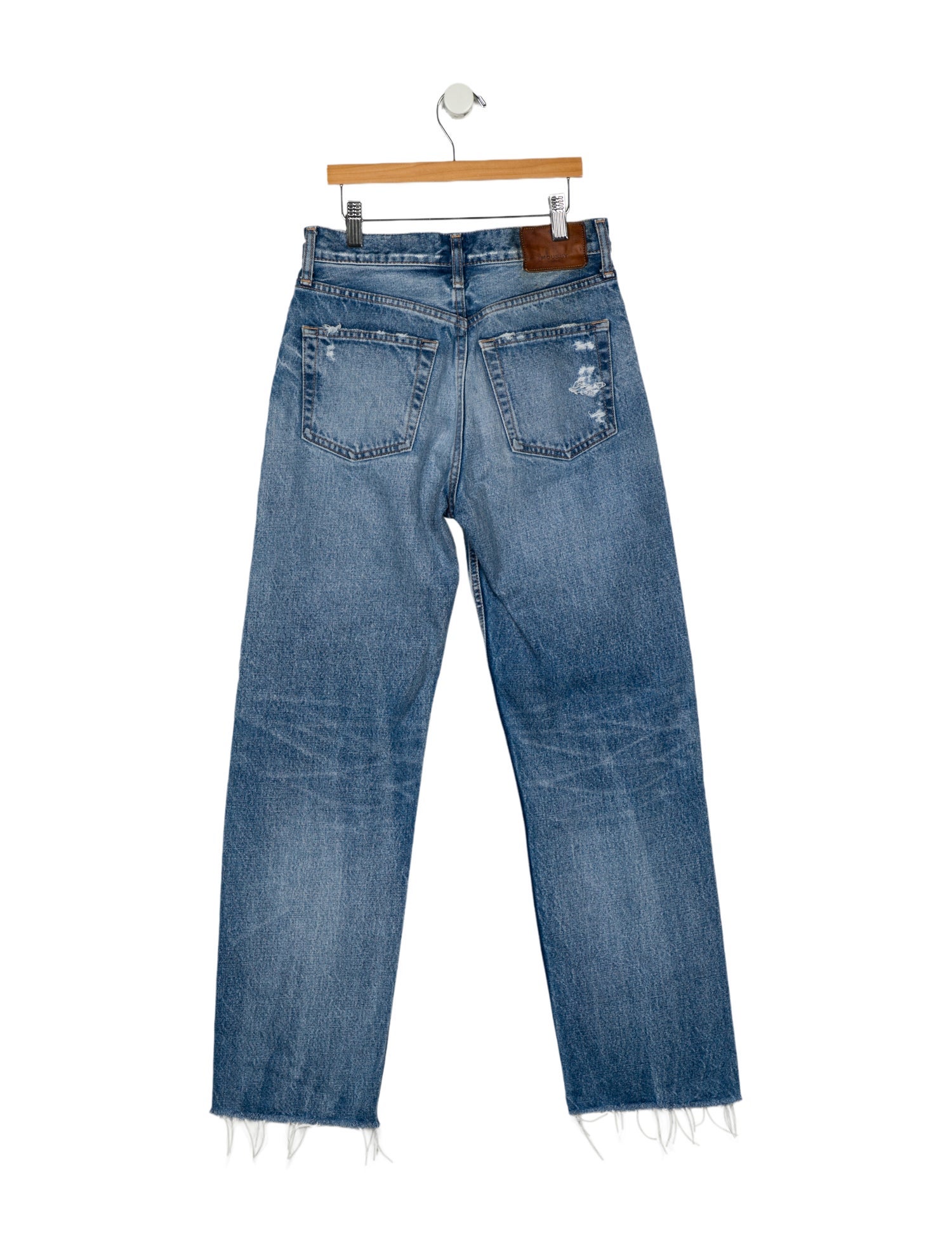 Moussy Vintage Mid-Rise Straight Leg Jeans