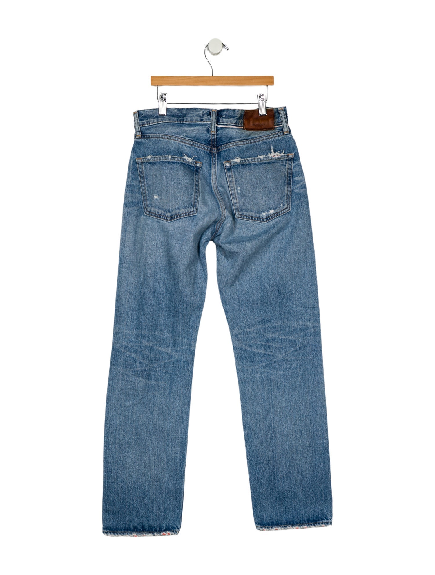 Moussy Vintage Mid-Rise Straight Leg Jeans