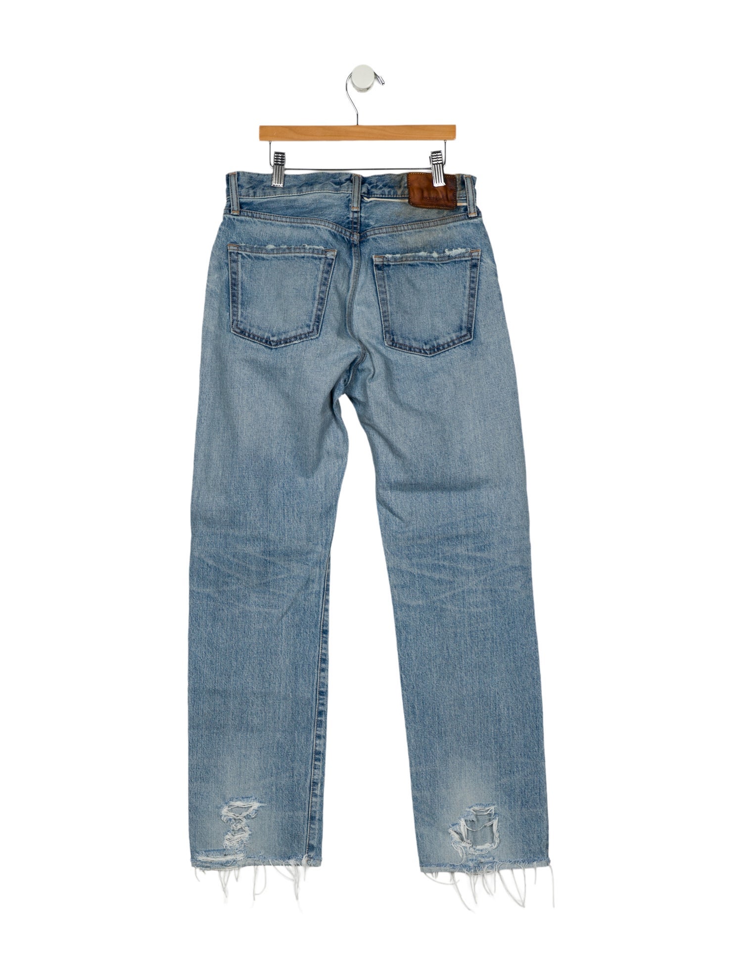 Moussy Vintage Mid-Rise Straight Leg Jeans