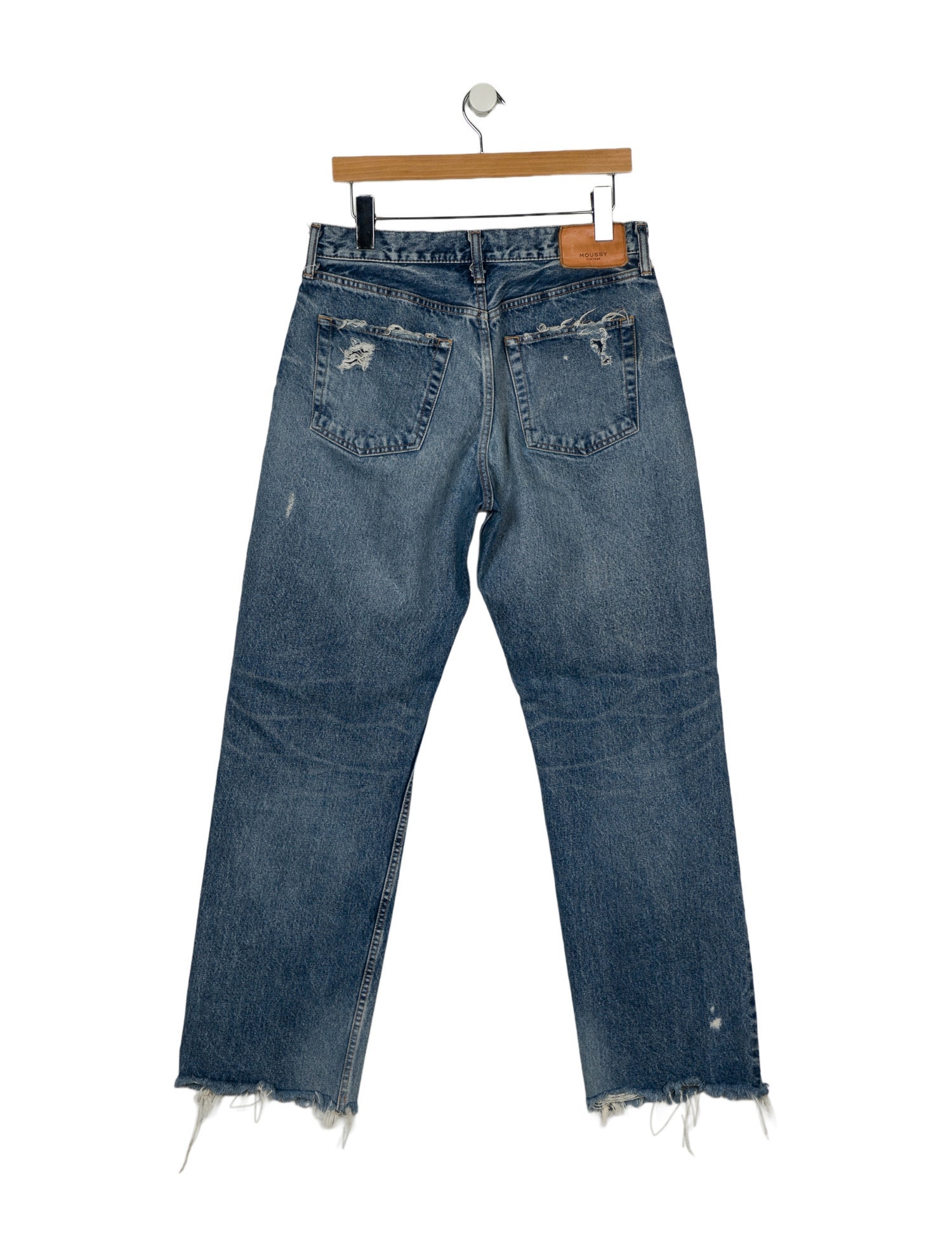 Moussy Vintage High-Rise Straight Leg Jeans