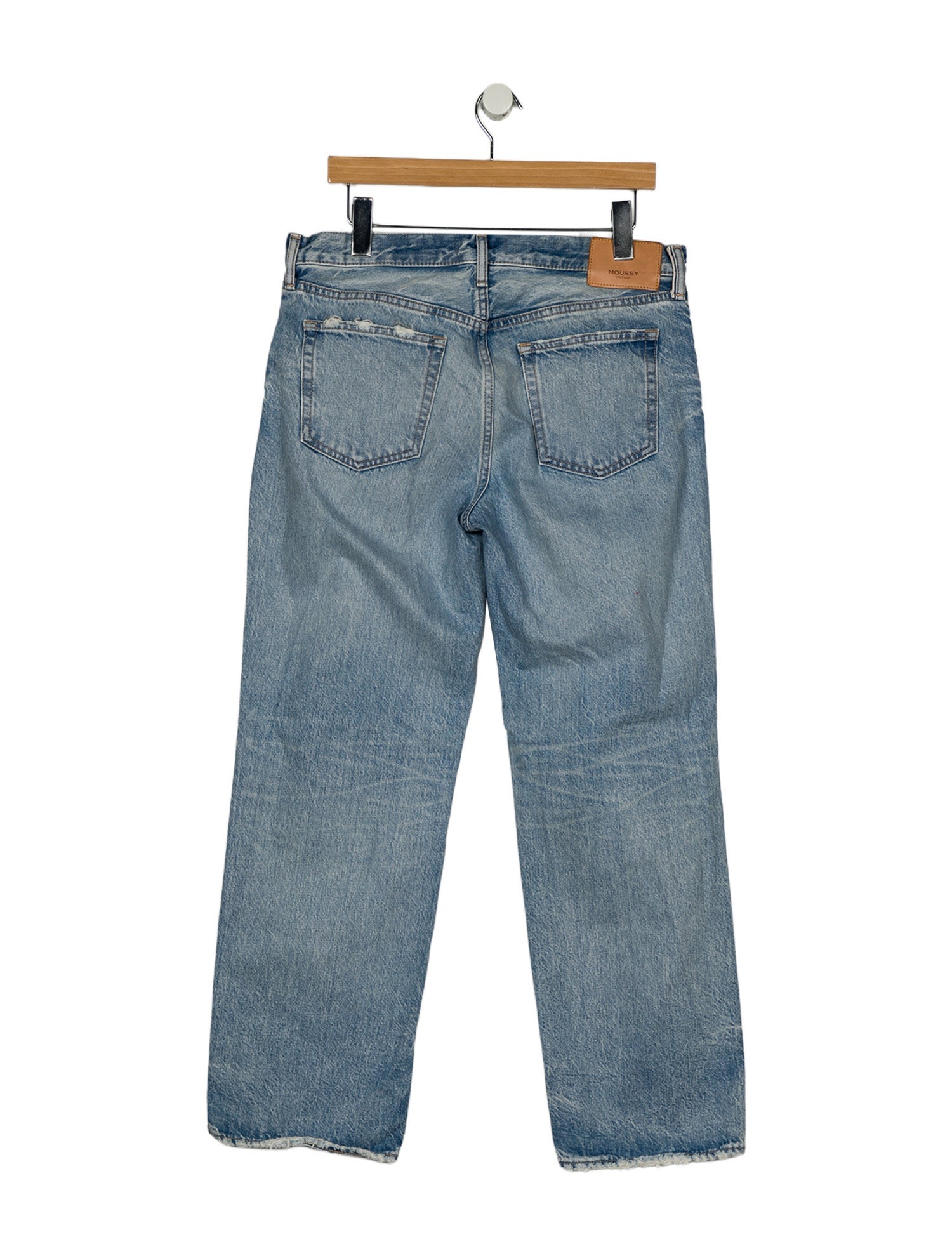 Moussy Vintage Mid-Rise Wide Leg Jeans