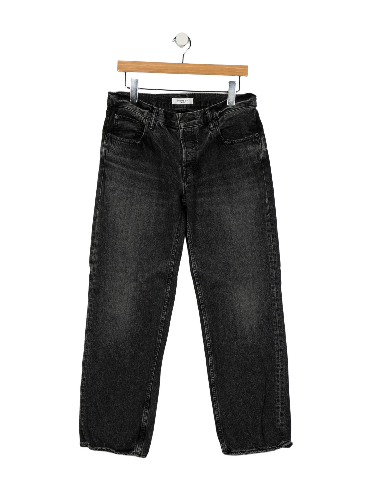 Moussy Vintage Mid-Rise Straight Leg Jeans