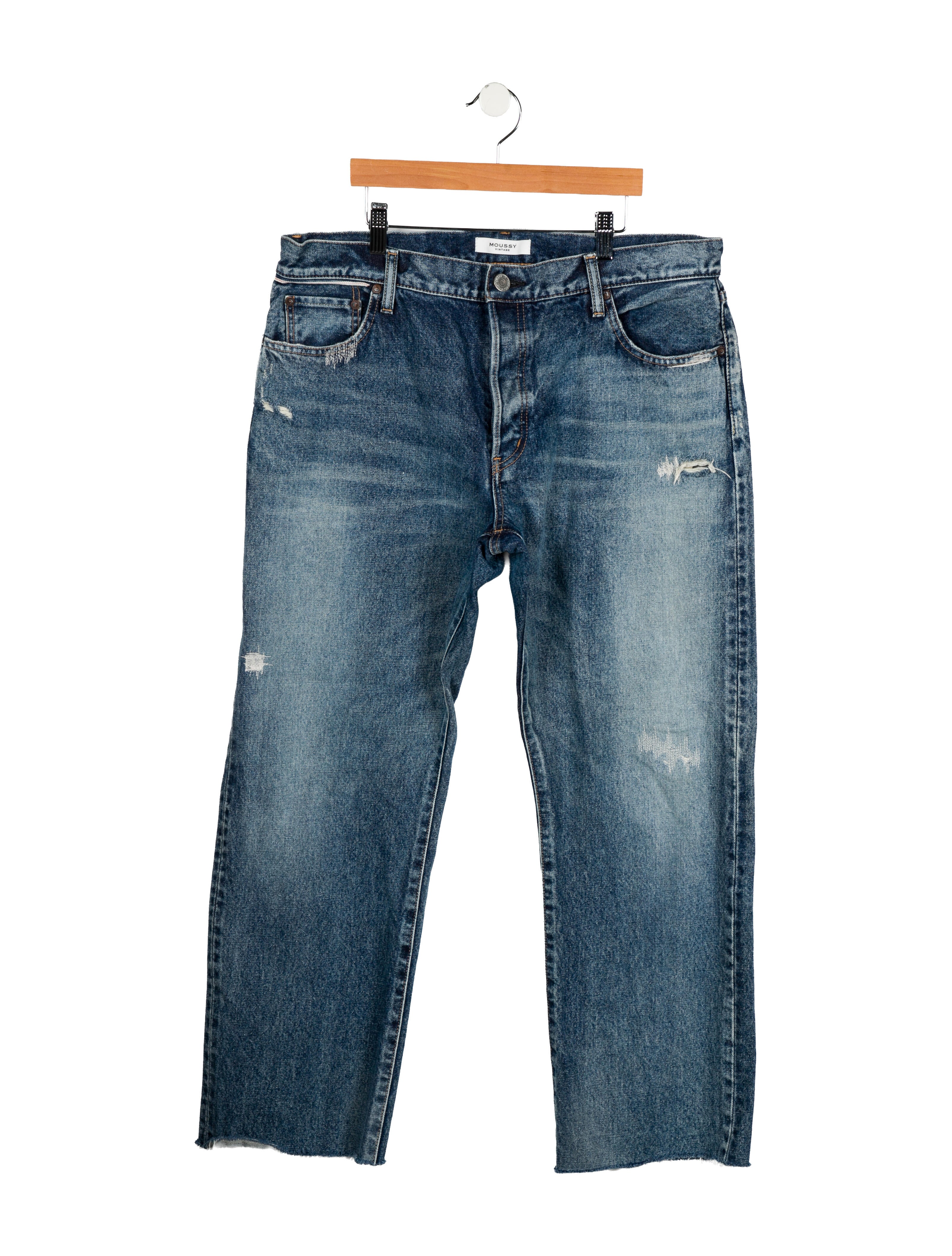 Moussy Vintage Mid-Rise Wide Leg Jeans