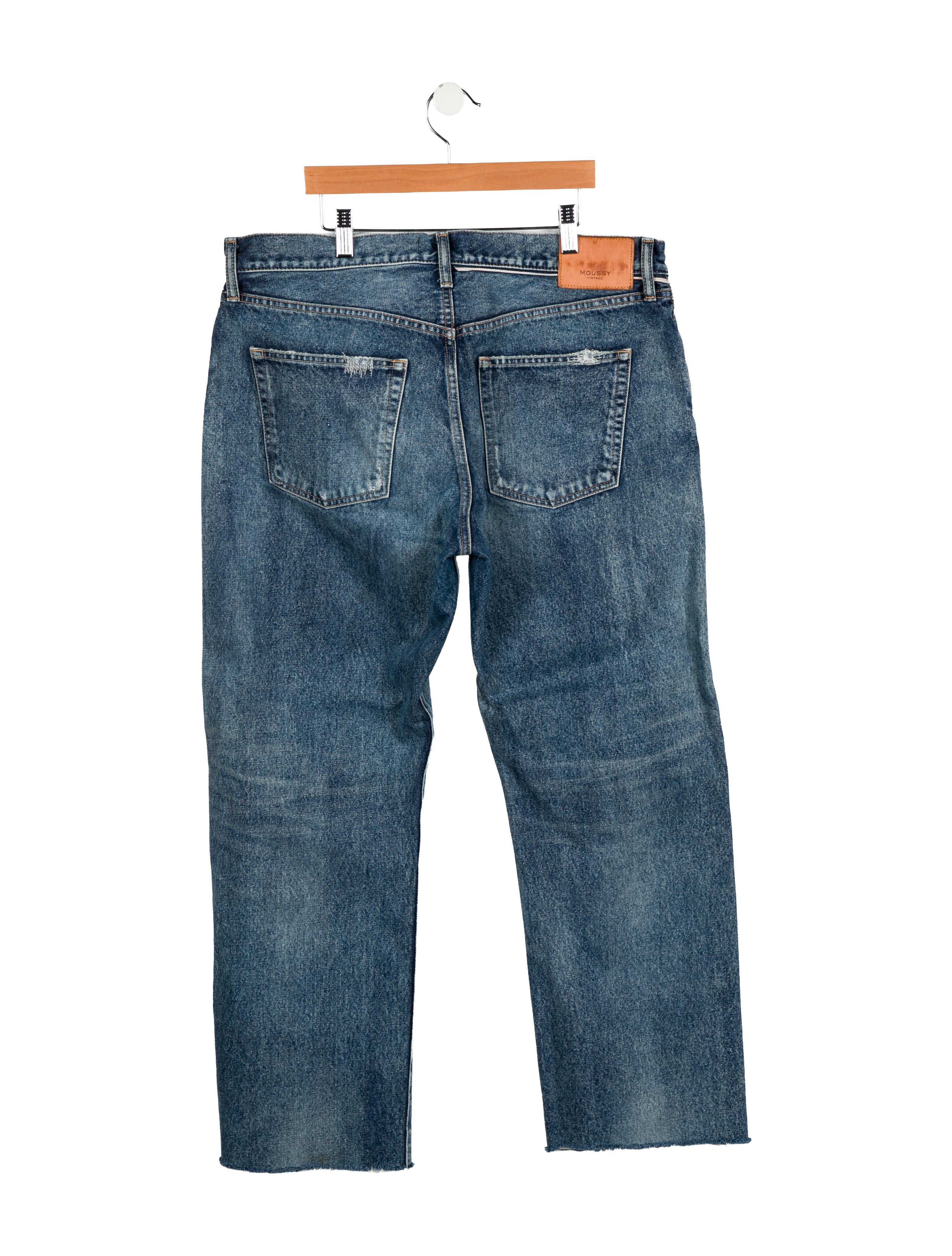 Moussy Vintage Mid-Rise Wide Leg Jeans