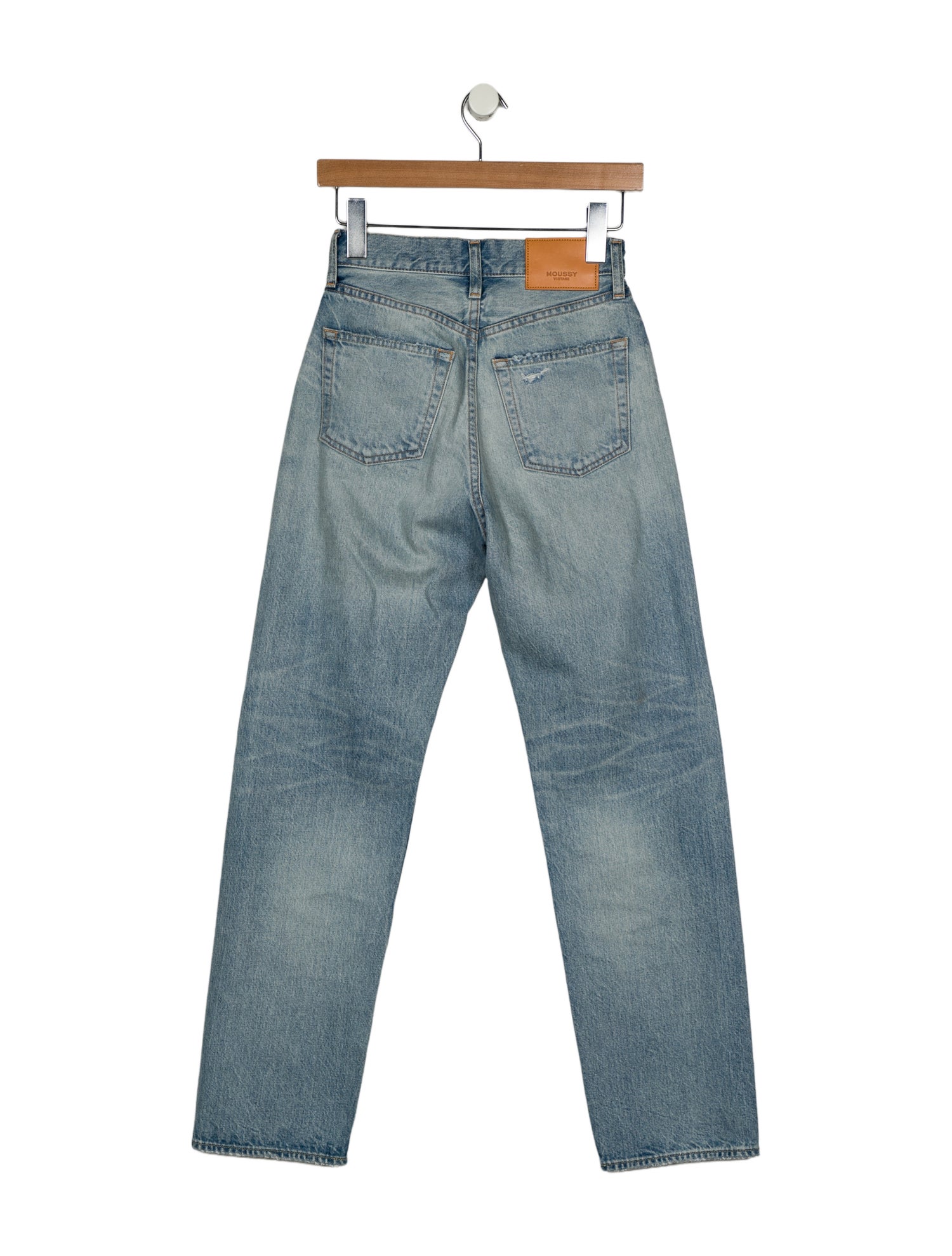 Moussy Vintage Mid-Rise Straight Leg Jeans