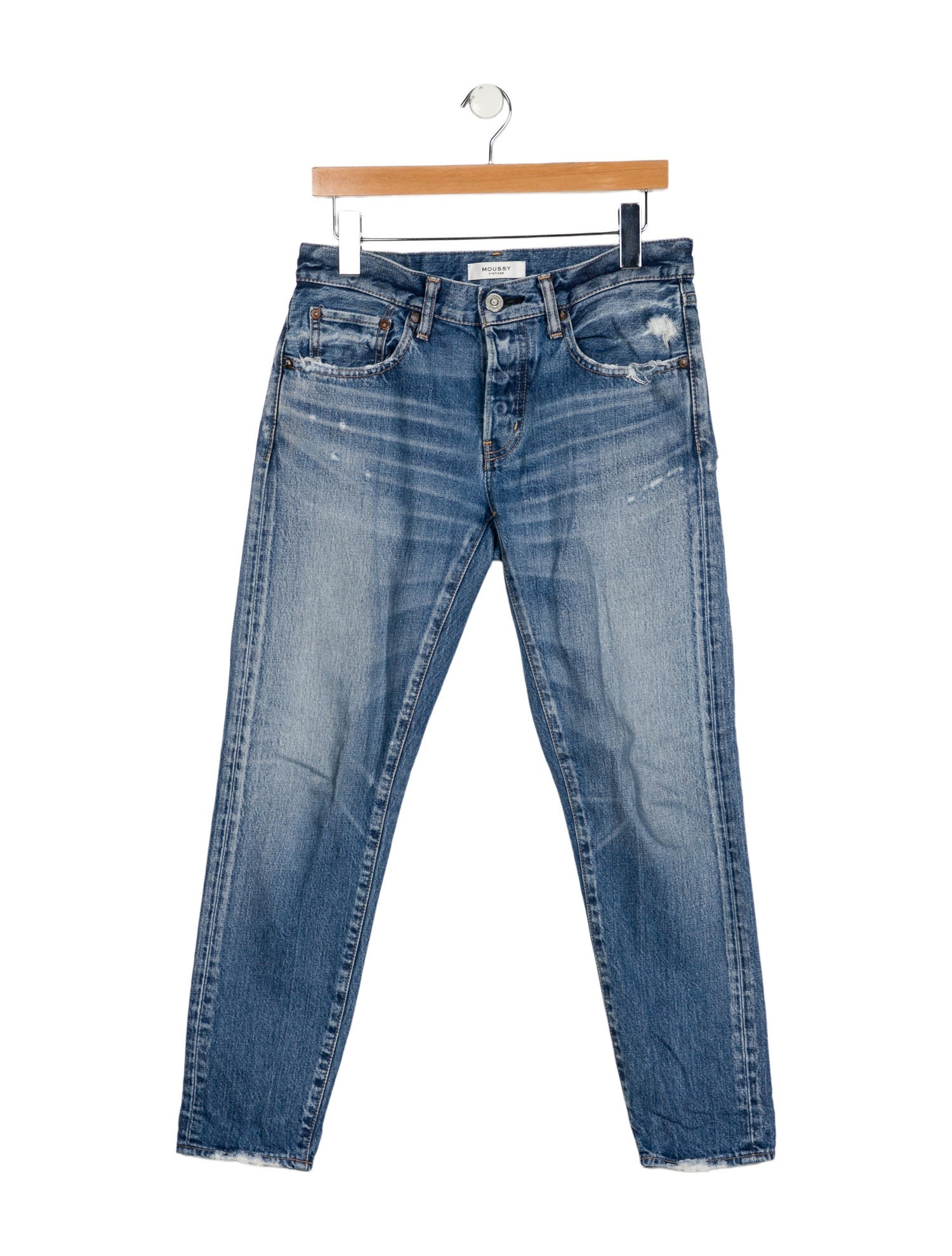 Moussy Vintage Mid-Rise Skinny Leg Jeans