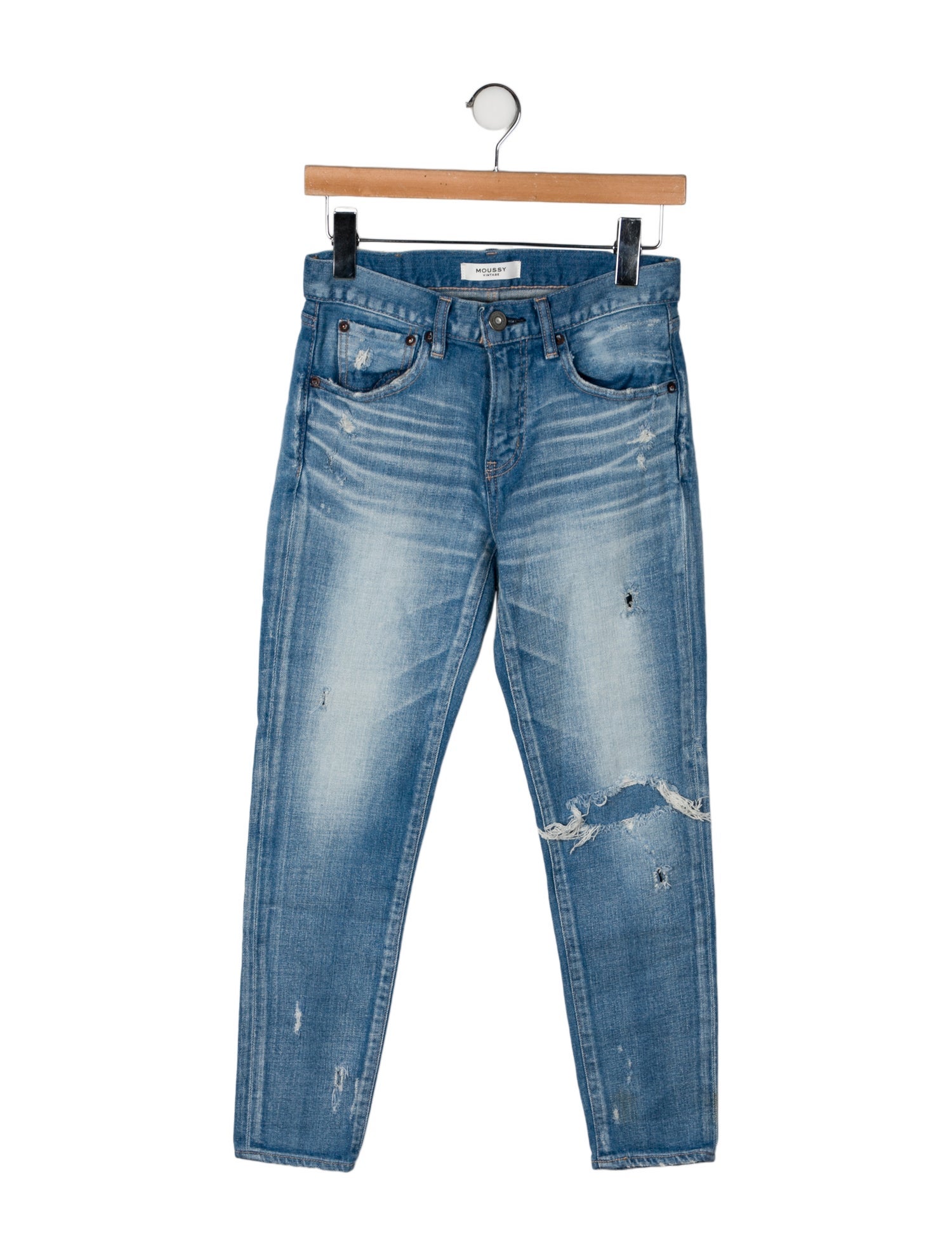 Moussy Vintage Mid-Rise Skinny Leg Jeans