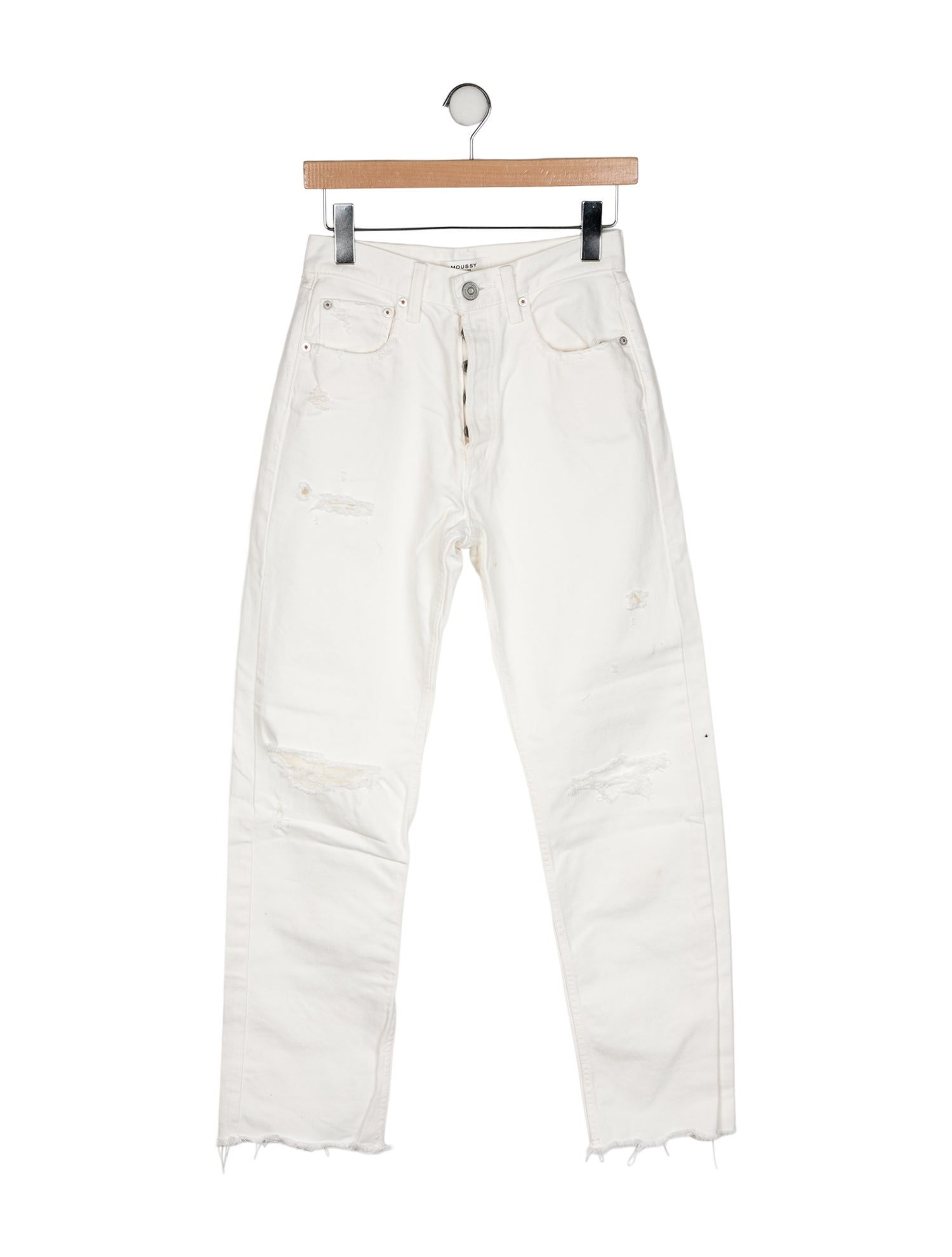 Moussy Vintage High-Rise Straight Leg Jeans