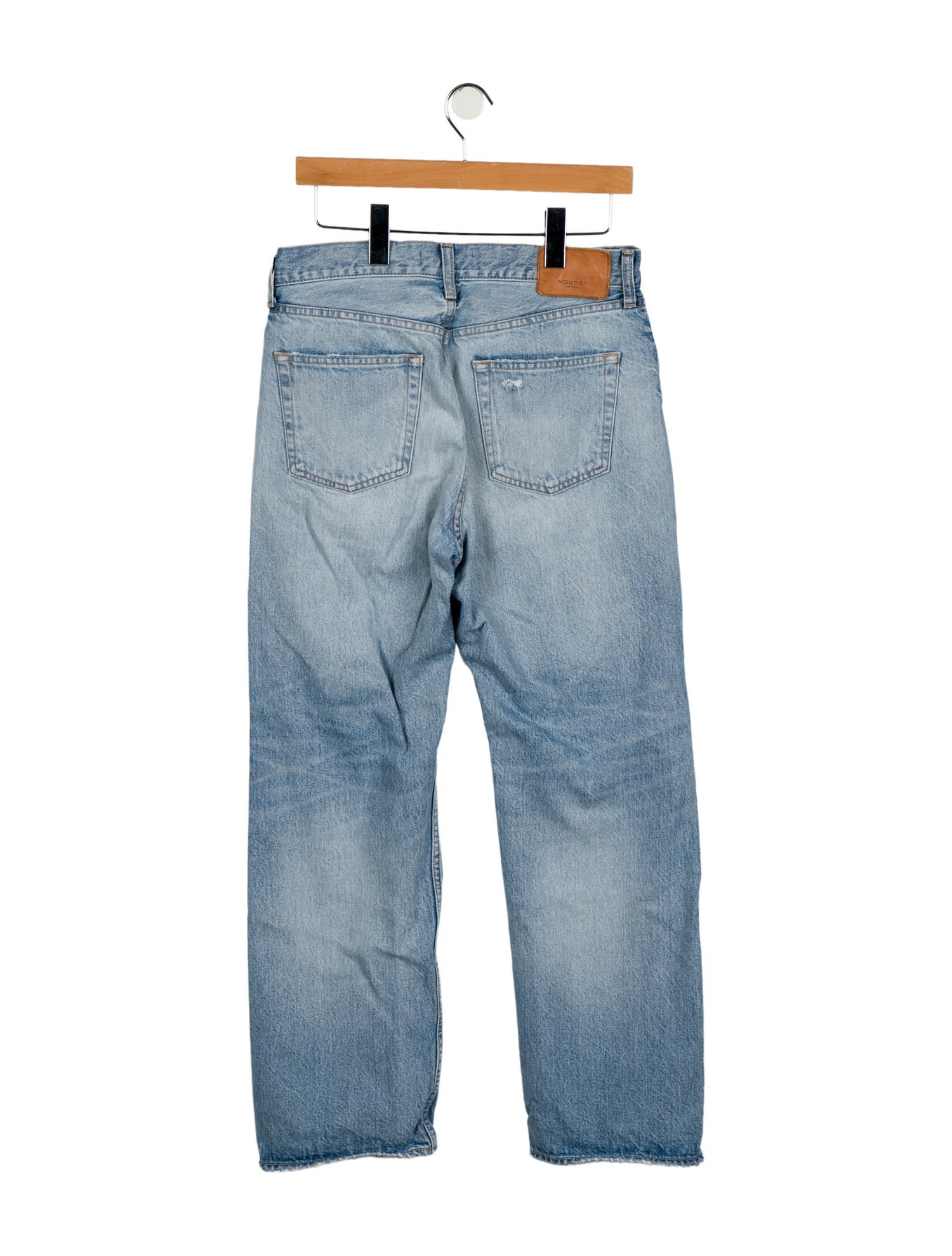 Moussy Vintage High-Rise Straight Leg Jeans