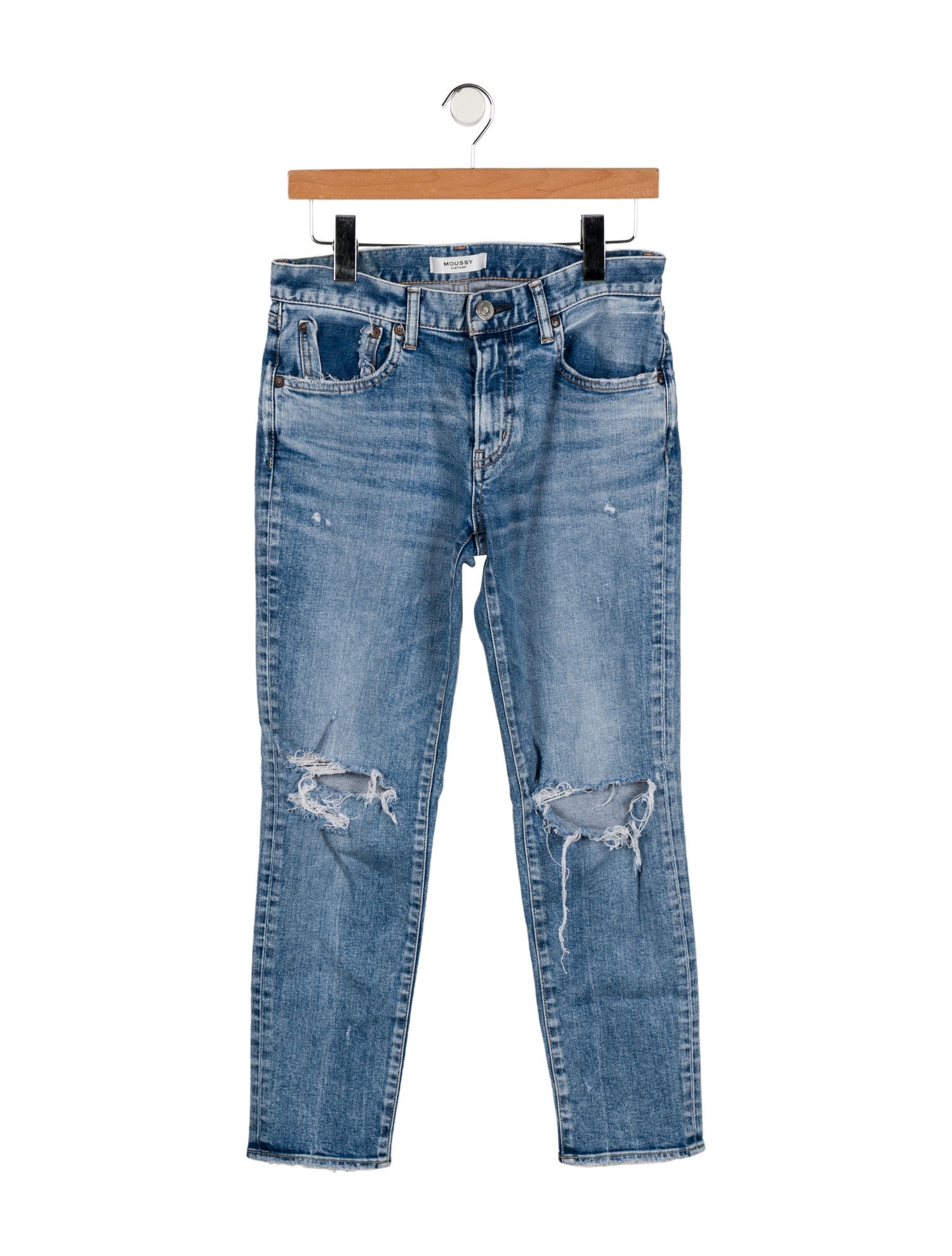 Moussy Vintage Mid-Rise Skinny Leg Jeans