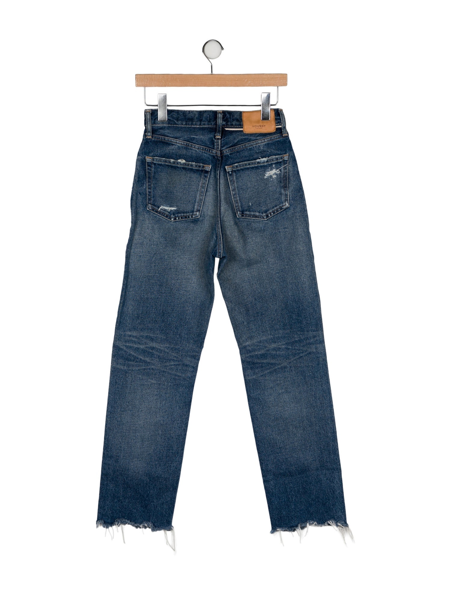 Moussy Vintage High-Rise Straight Leg Jeans