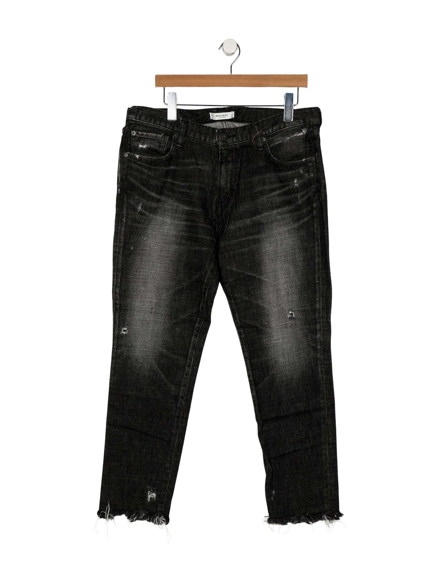 Moussy Vintage Mid-Rise Straight Leg Jeans