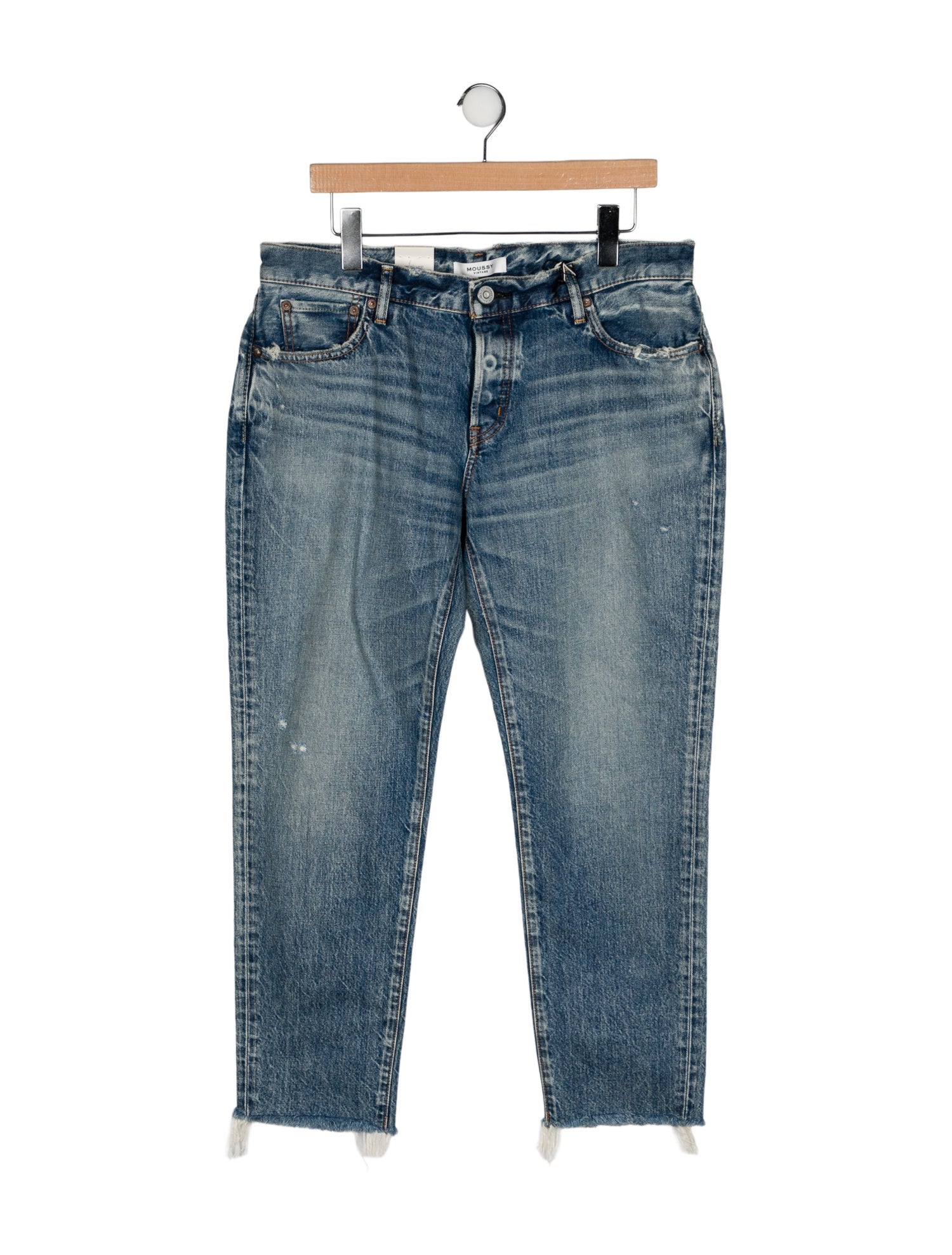 Moussy Vintage Mid-Rise Straight Leg Jeans w/ Tags