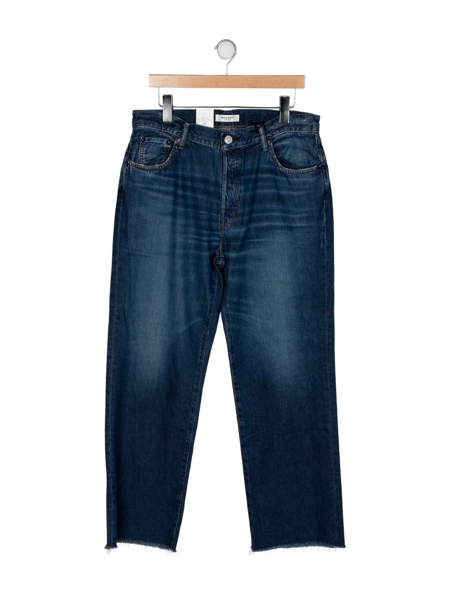 Moussy Vintage Mid-Rise Straight Leg Jeans w/ Tags