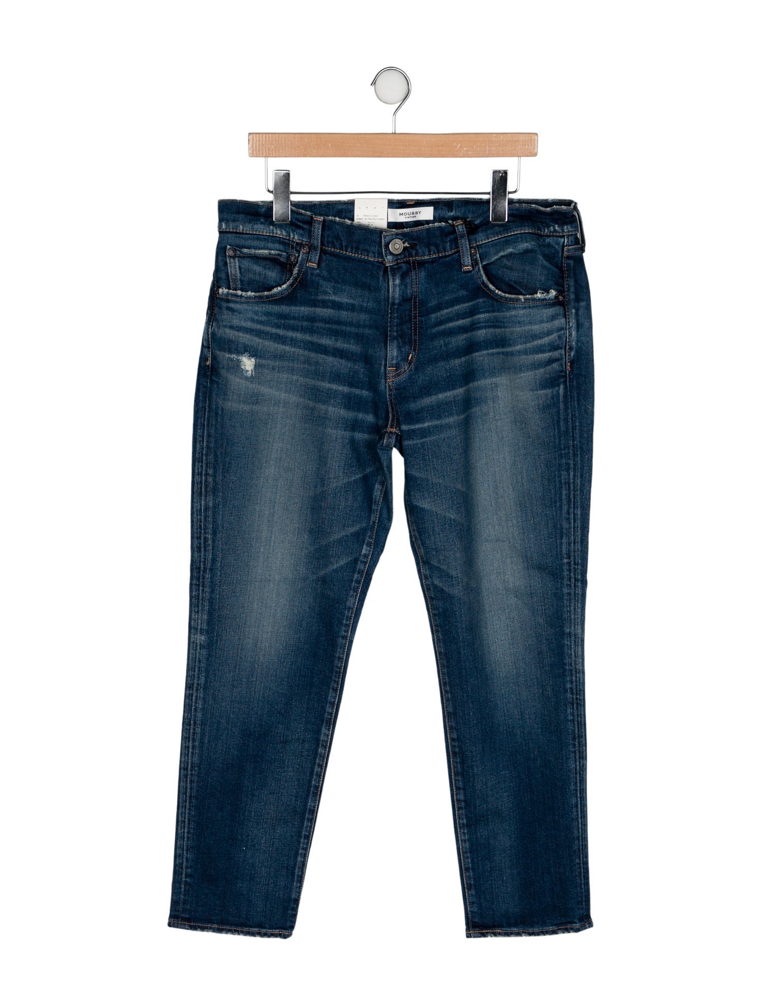 Moussy Vintage Mid-Rise Straight Leg Jeans w/ Tags