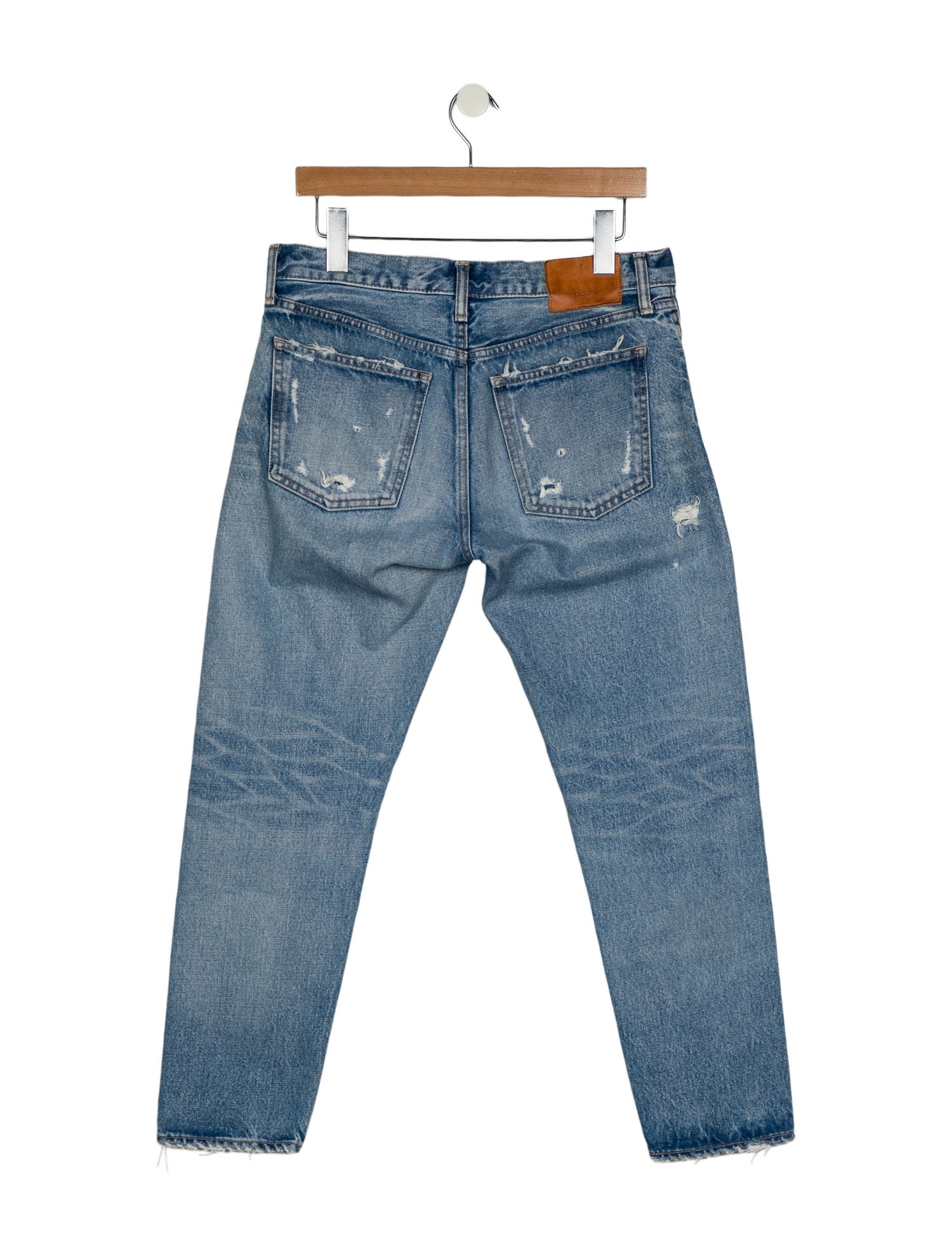 Moussy Vintage Mid-Rise Straight Leg Jeans