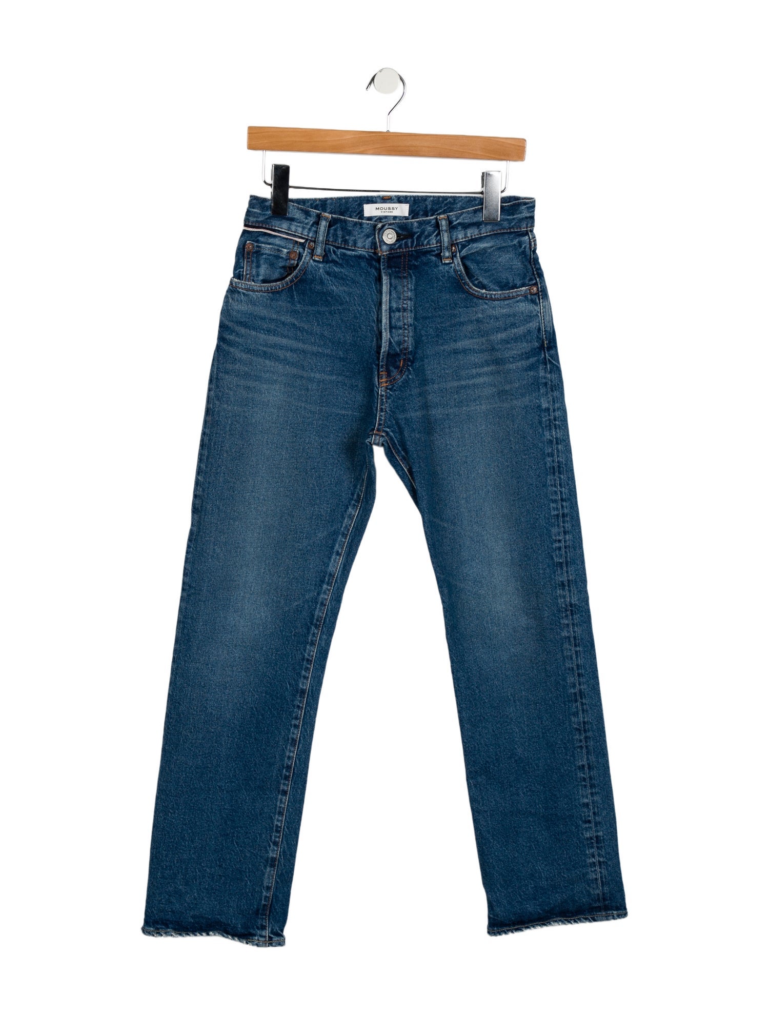 Moussy Vintage High-Rise Straight Leg Jeans
