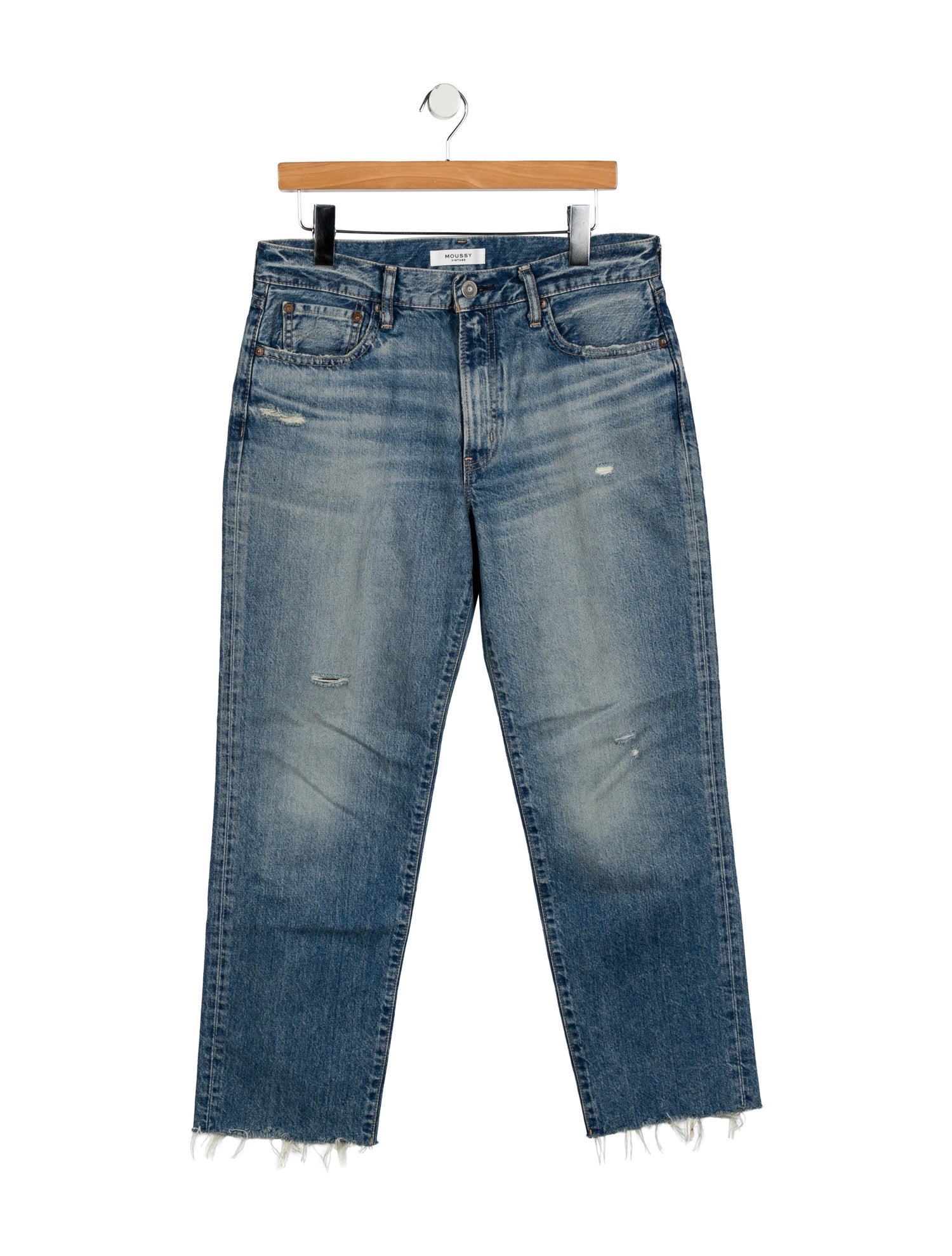 Moussy Vintage High-Rise Straight Leg Jeans