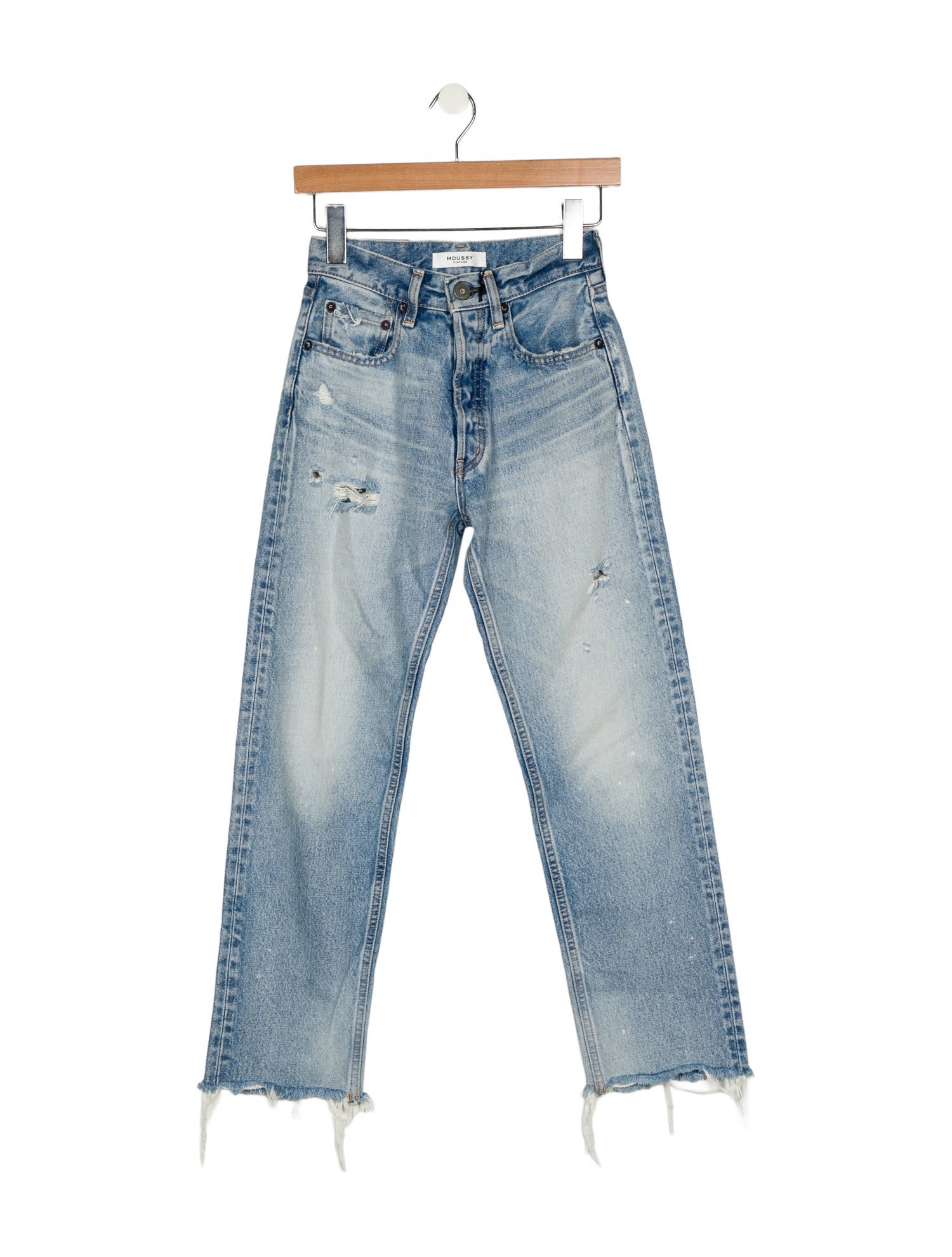 Moussy Vintage Mid-Rise Straight Leg Jeans w/ Tags