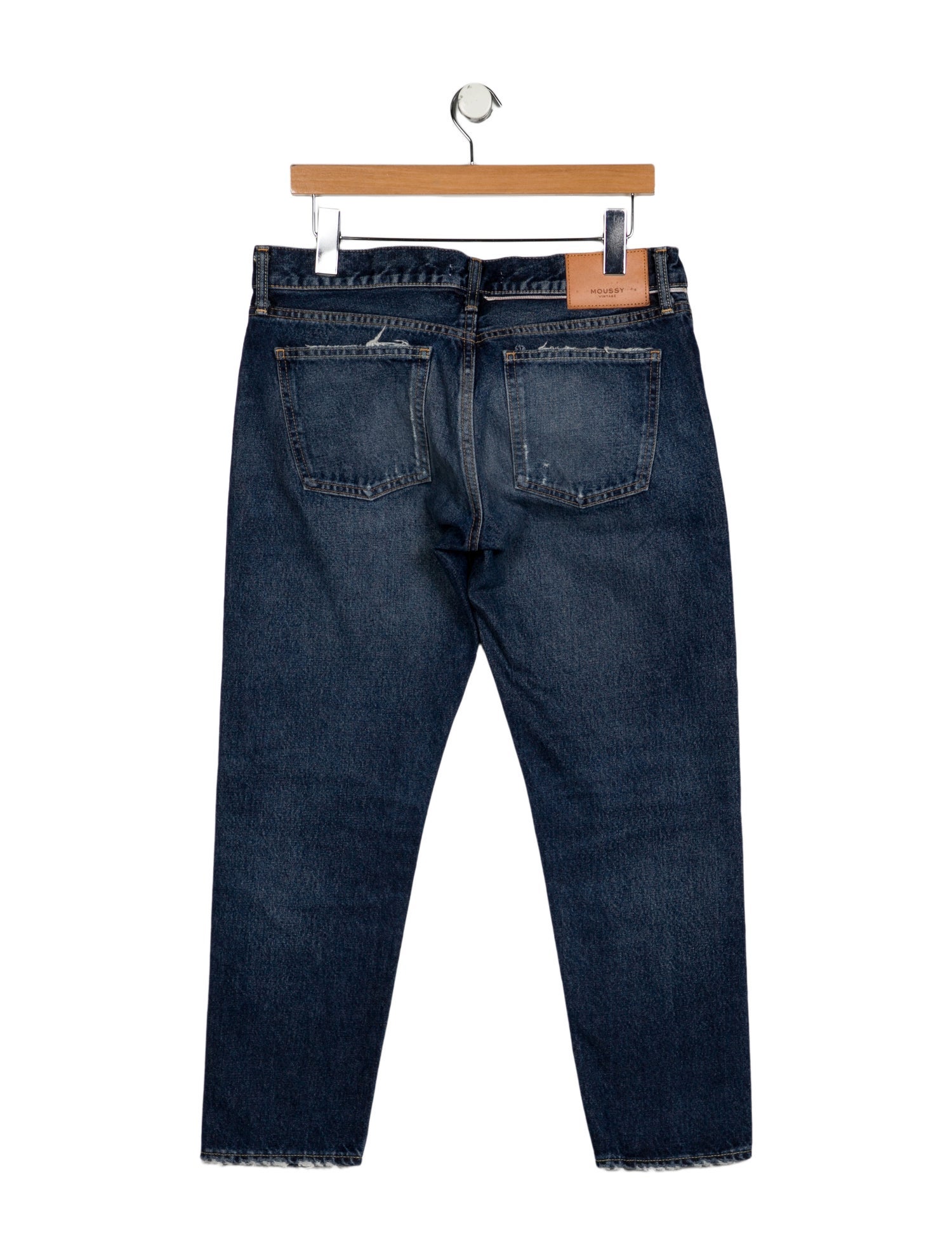 Moussy Vintage Mid-Rise Straight Leg Jeans