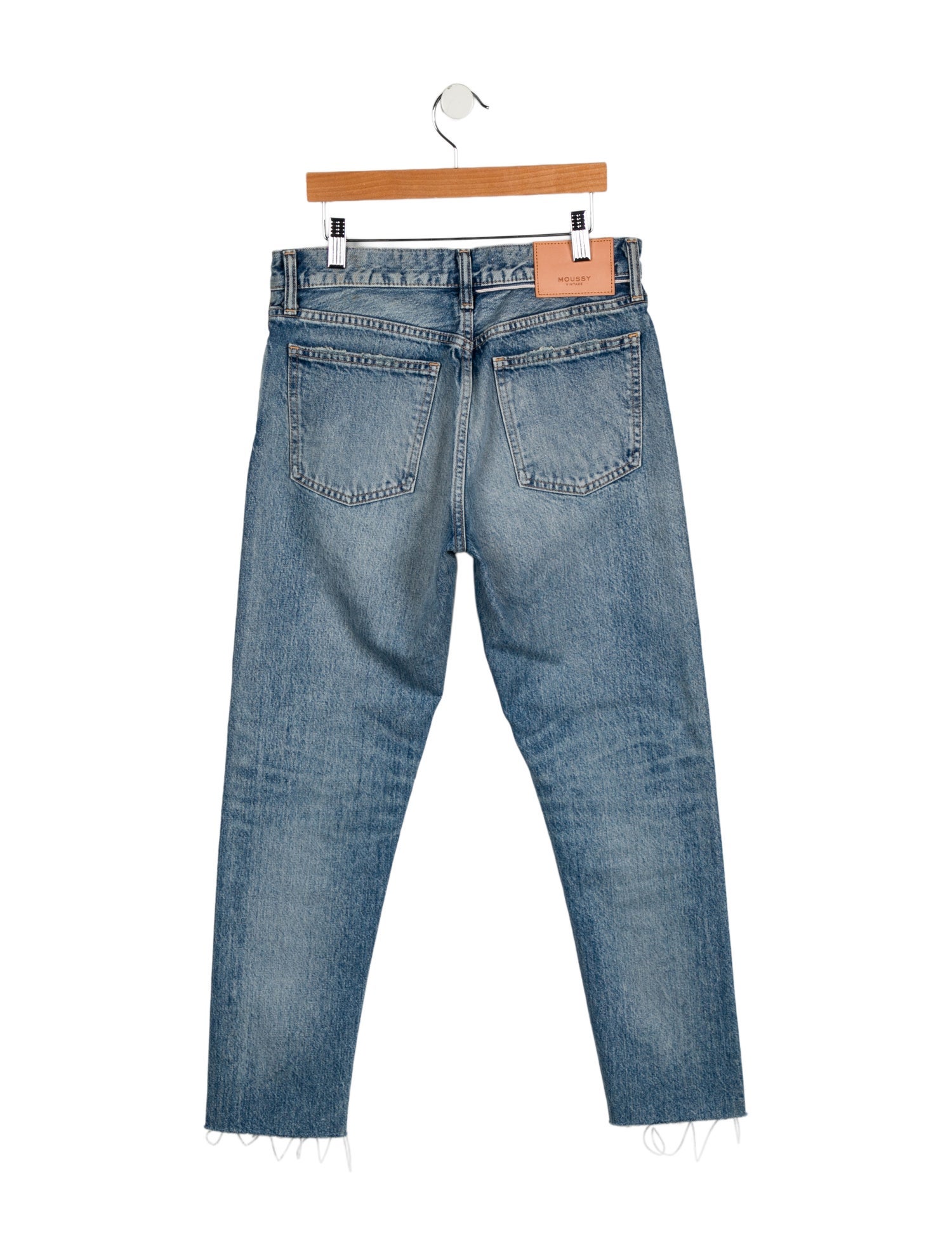 Moussy Vintage Mid-Rise Straight Leg Jeans