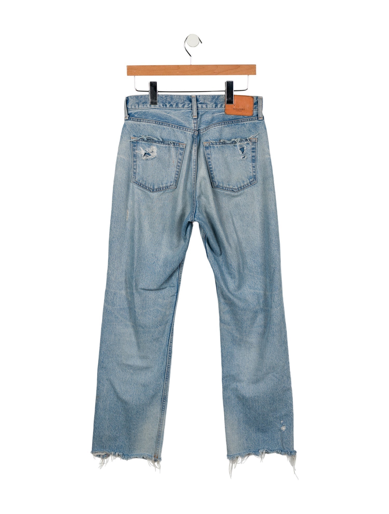 Moussy Vintage High-Rise Straight Leg Jeans