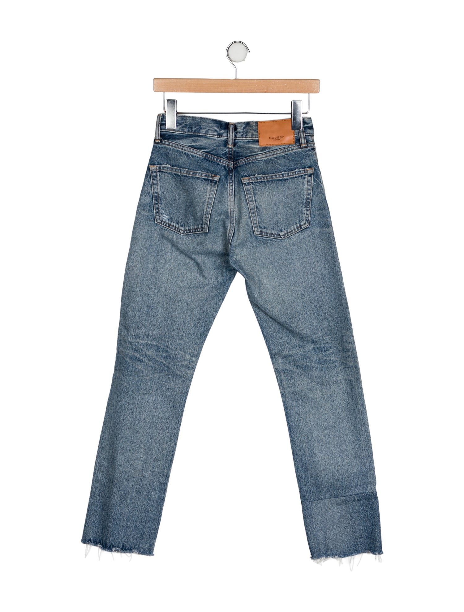 Moussy Vintage Mid-Rise Straight Leg Jeans