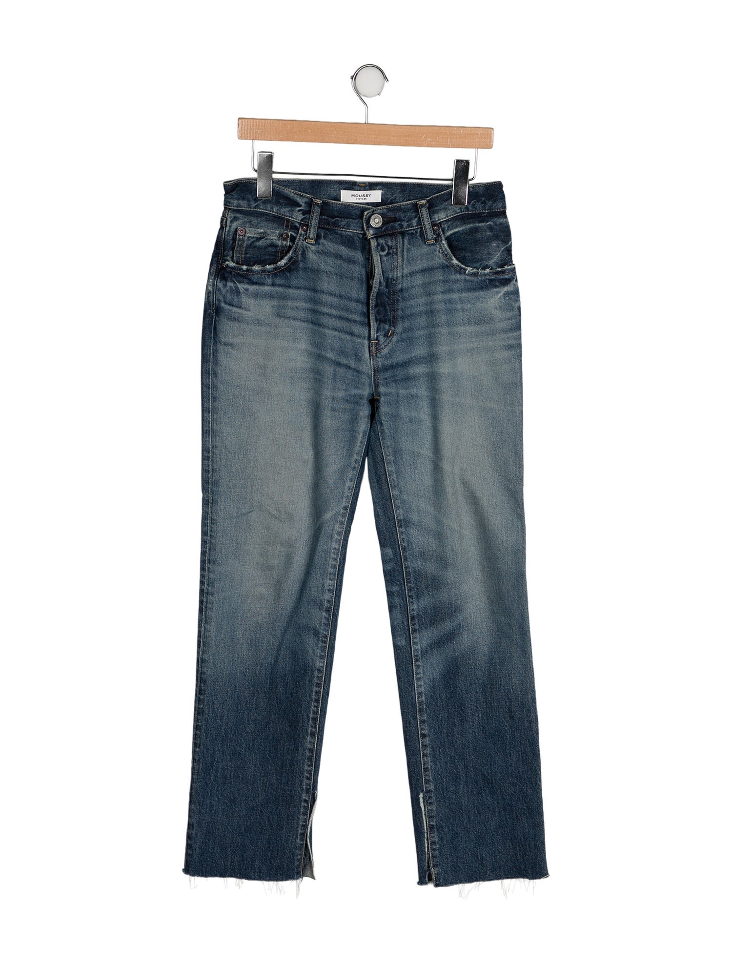 Moussy Vintage Mid-Rise Wide Leg Jeans