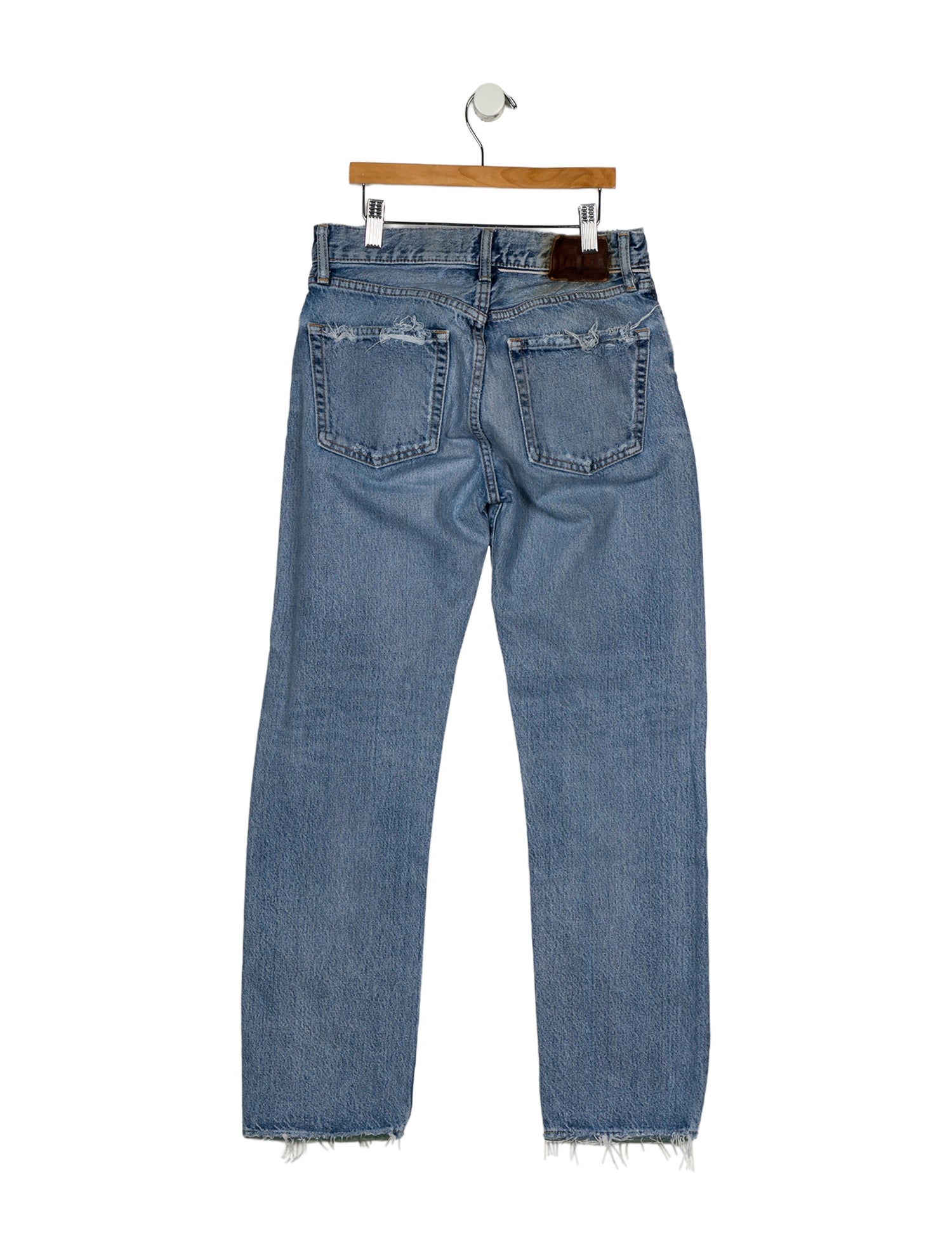 Moussy Vintage Mid-Rise Straight Leg Jeans