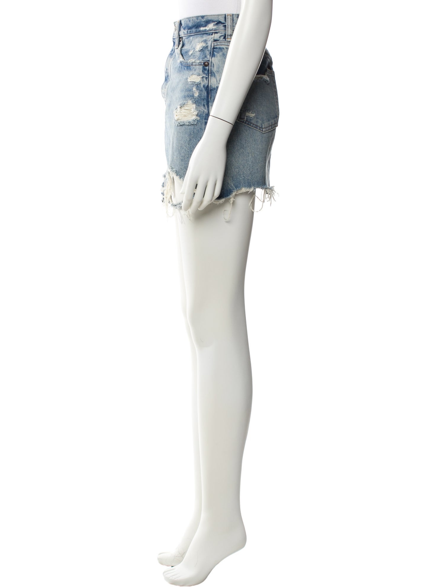 Moussy Vintage Distressed Accents Mini Skirt