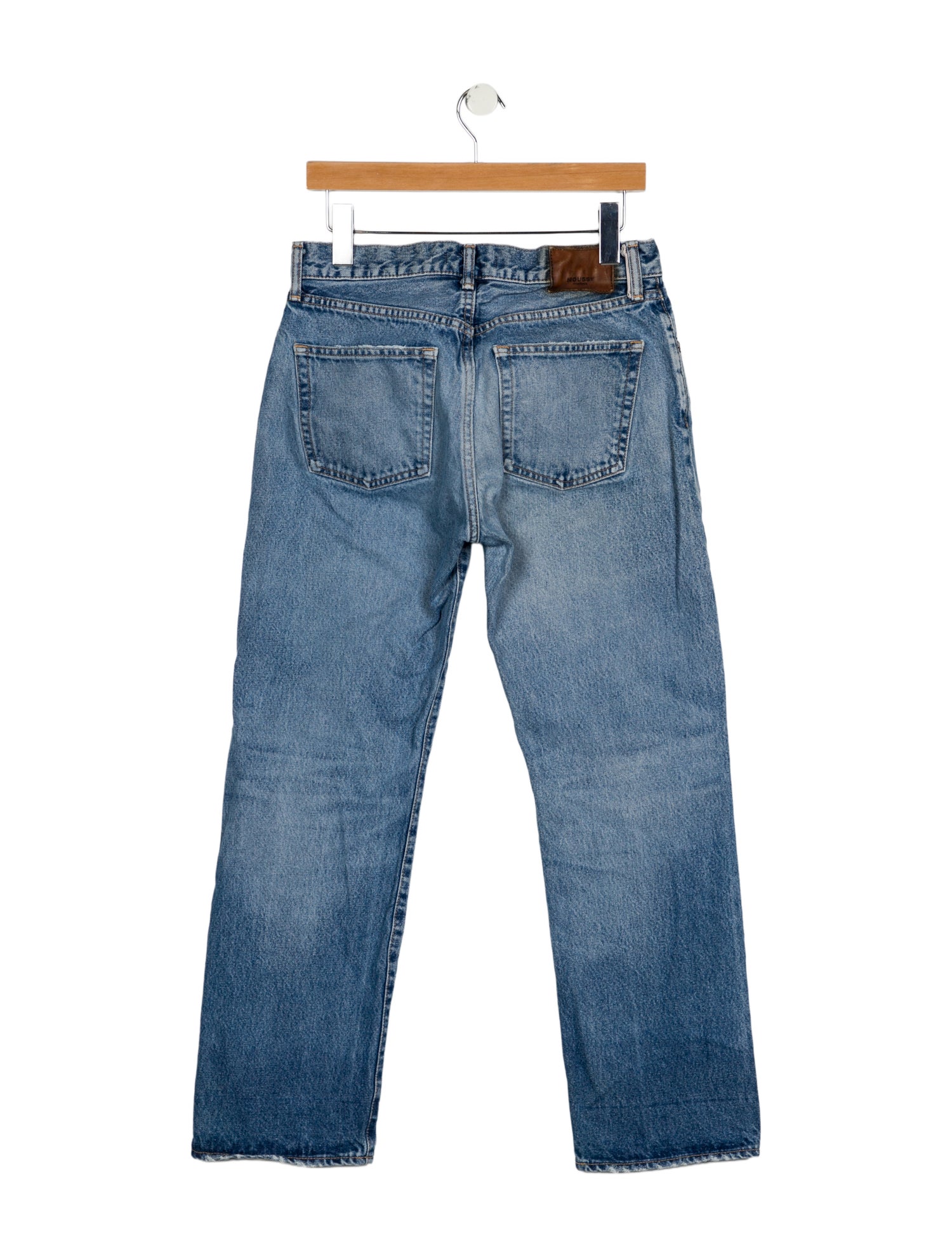 Moussy Vintage Mid-Rise Straight Leg Jeans