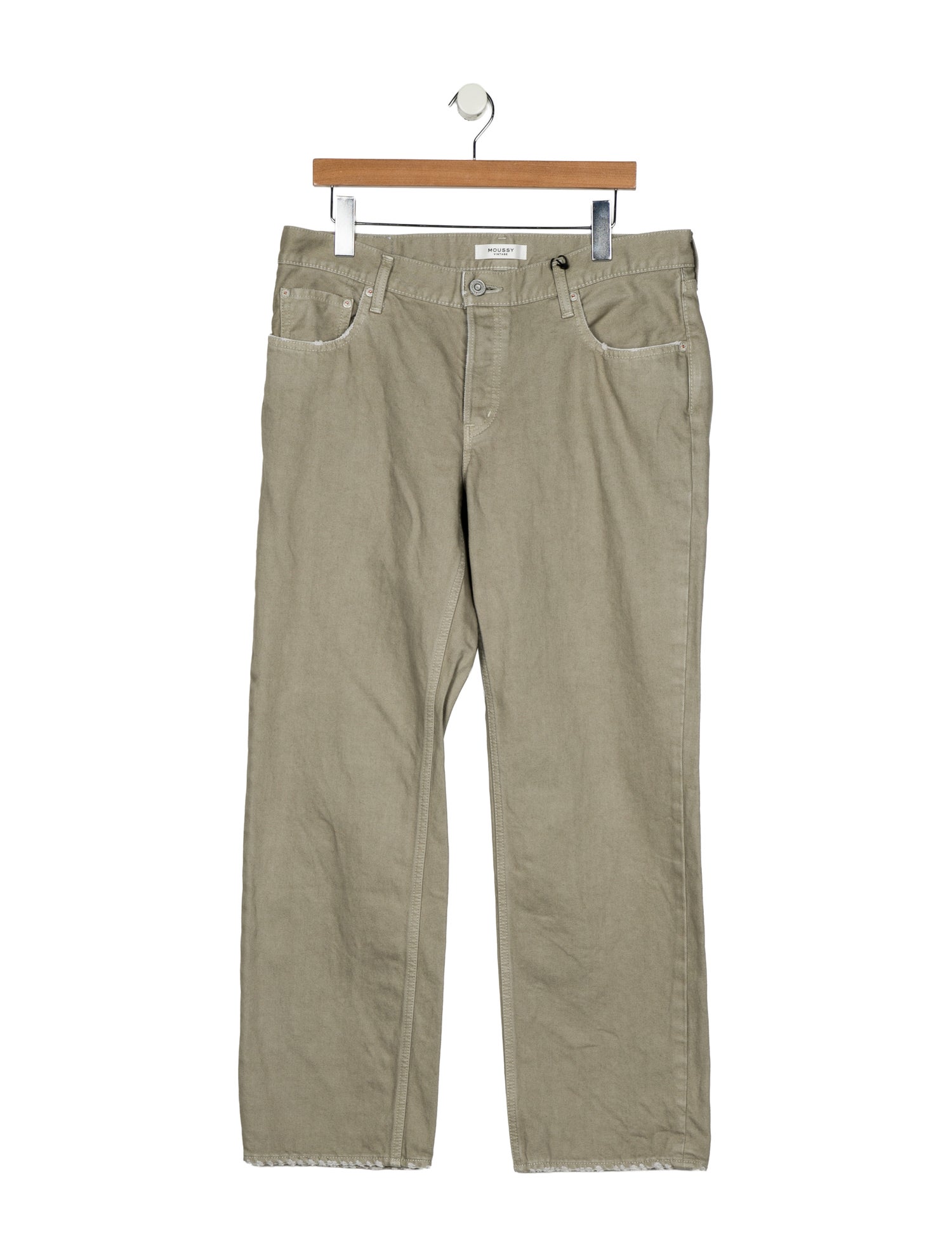 Moussy Vintage Mid-Rise Wide Leg Jeans