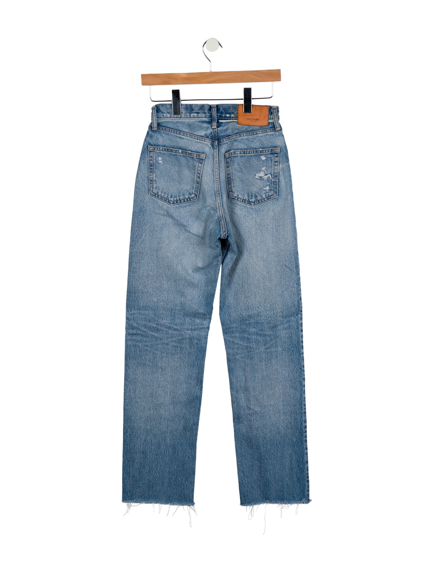 Moussy Vintage High-Rise Straight Leg Jeans