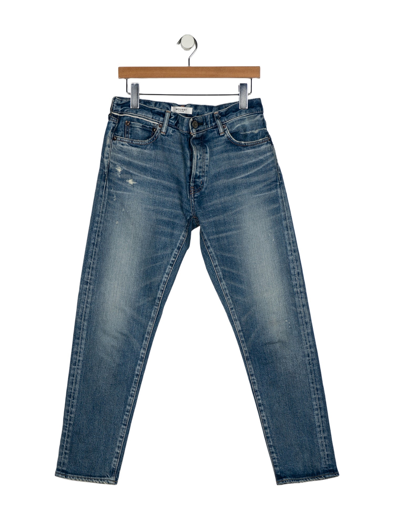 Moussy Vintage Mid-Rise Straight Leg Jeans