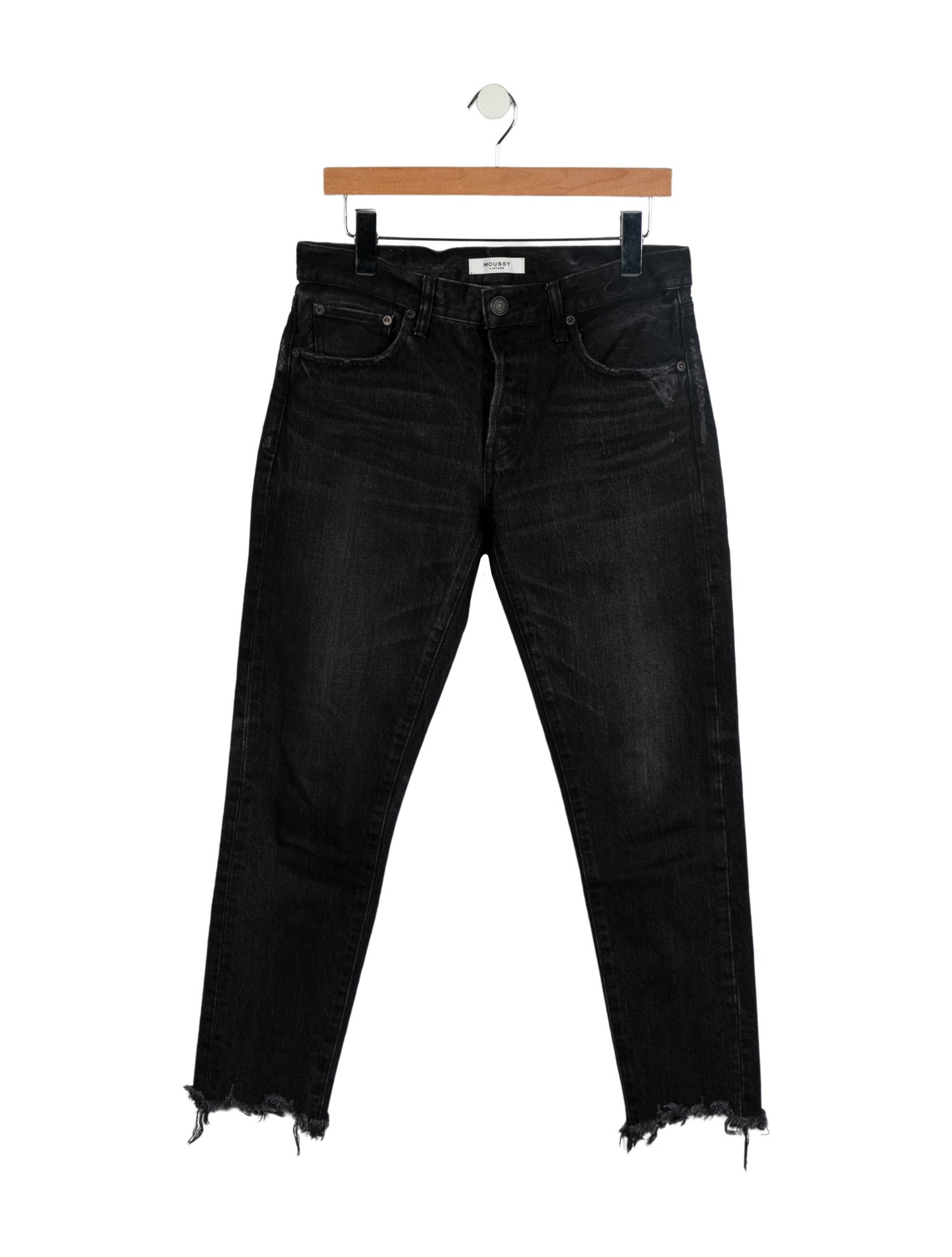 Moussy Vintage Mid-Rise Straight Leg Jeans